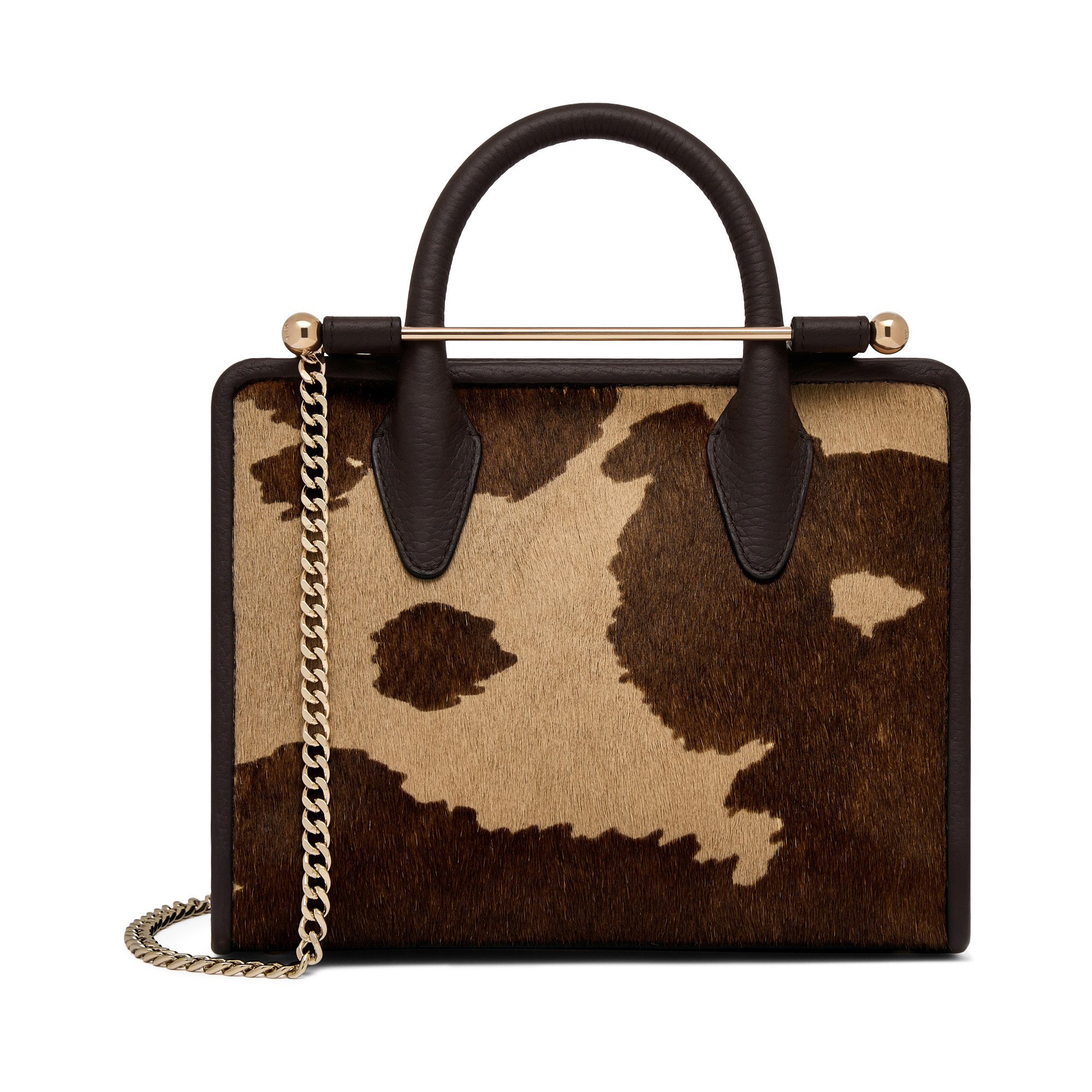 Pony Hair Top Handle Mini Tote