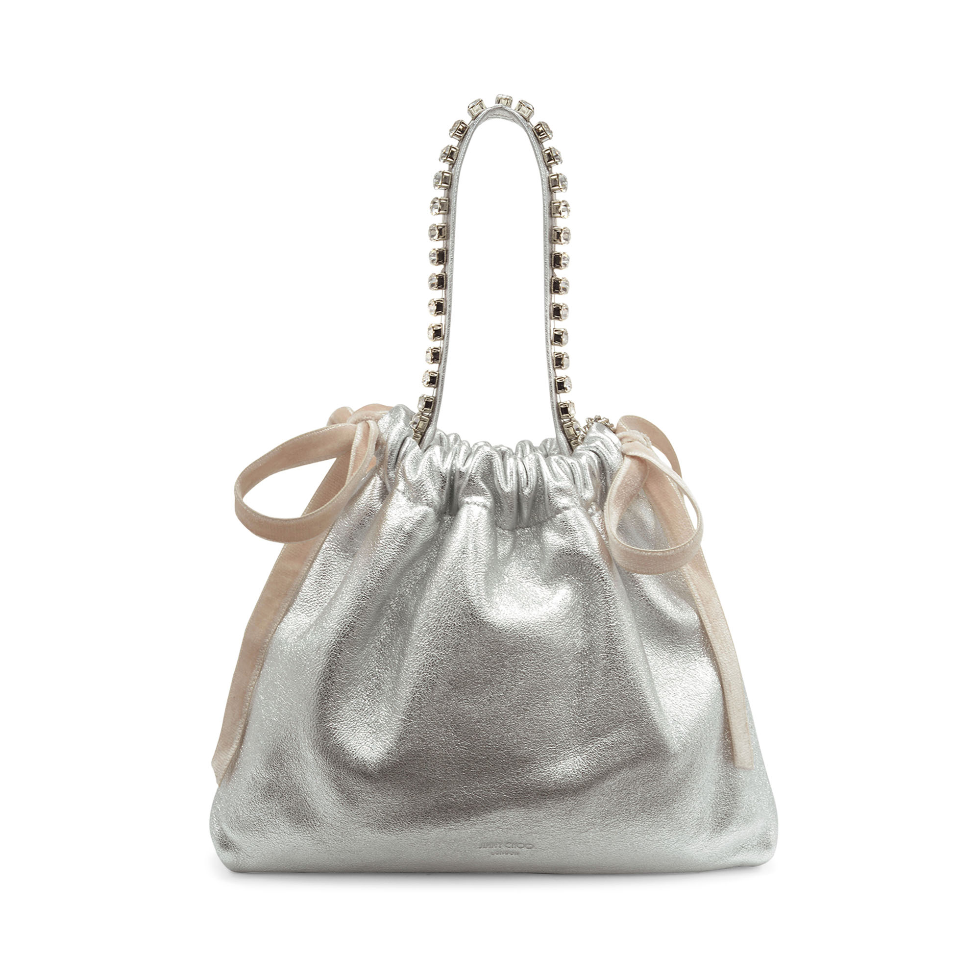Mini Metallic Leather Top Handle Bag