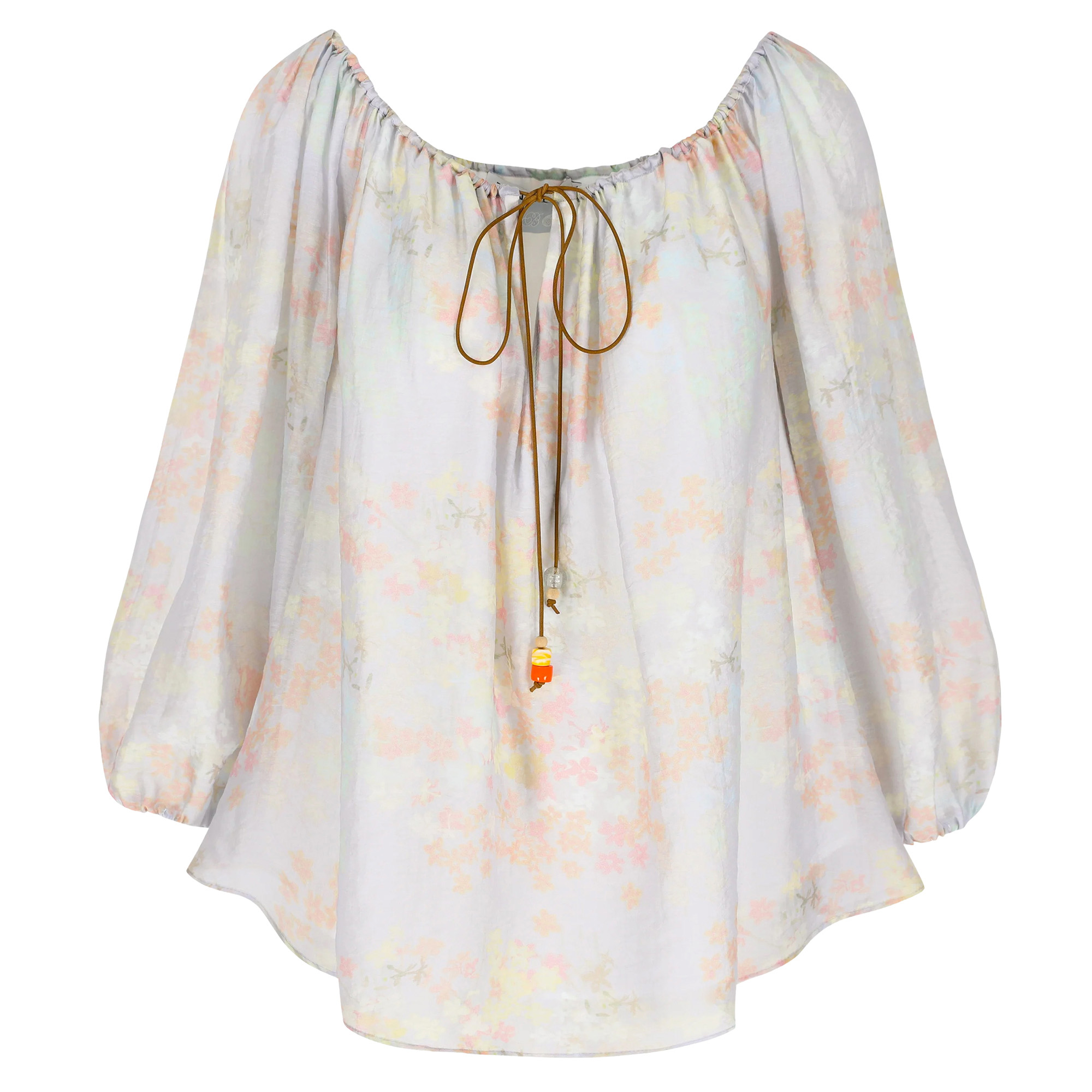 Bonnie Long Sleeve Jasmin Print Top