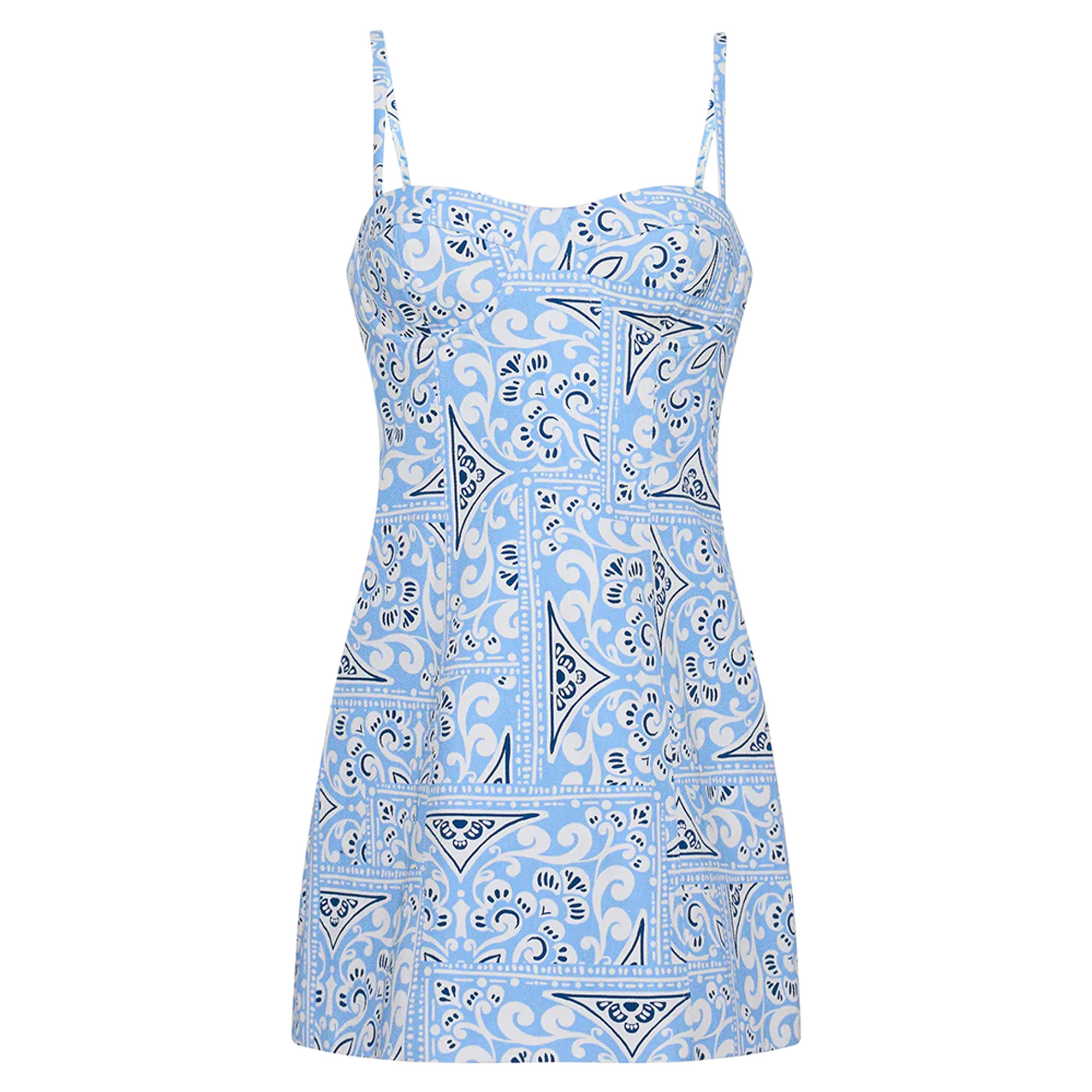 Claudine Sleeveless Bustier Mini Dress