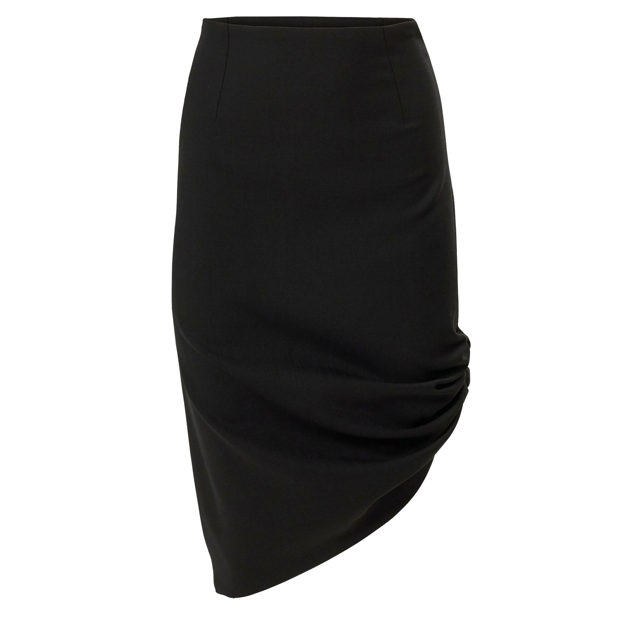 Knee Length Asymmetric Skirt