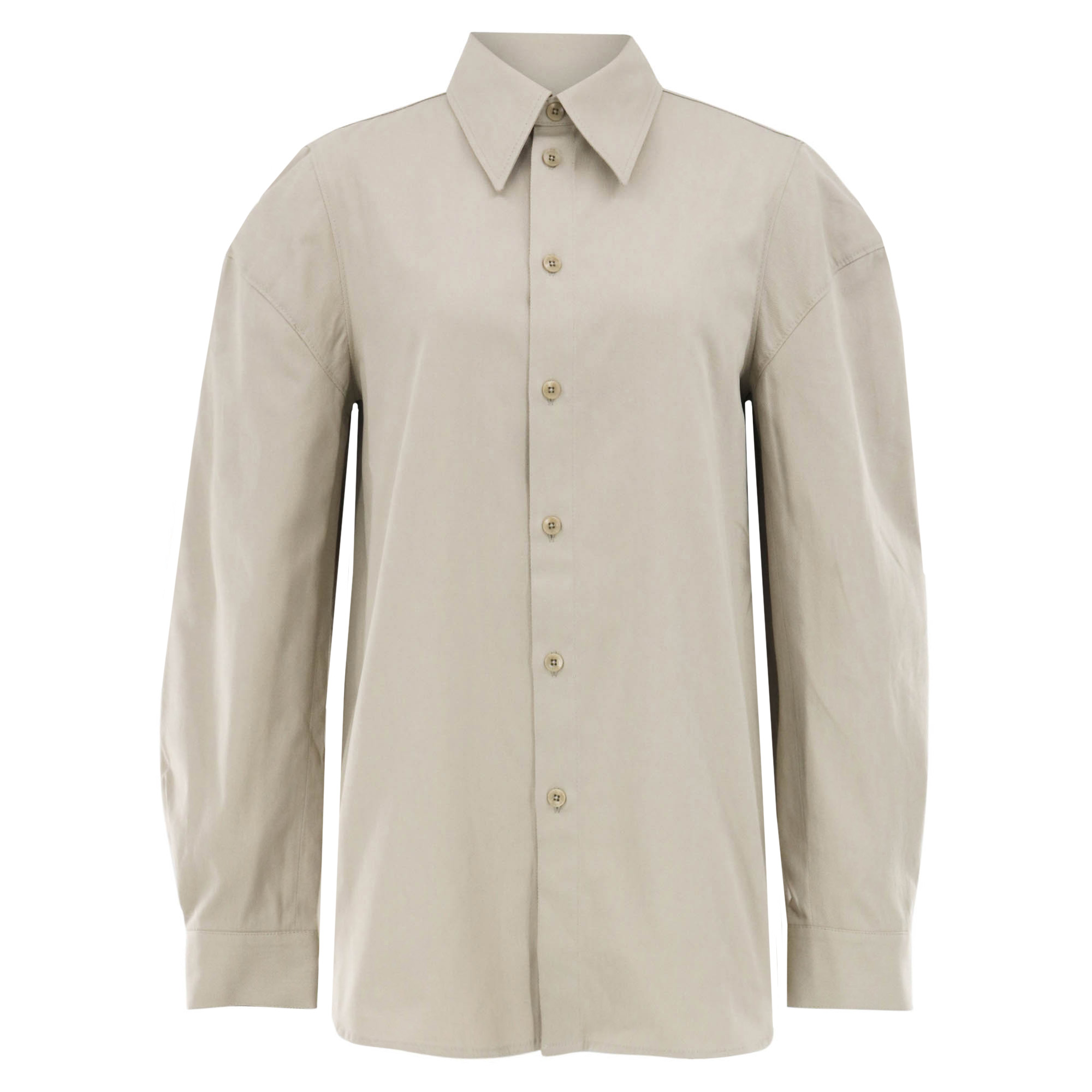 Luxe Spring Twill Hinged Long Sleeve Shirt