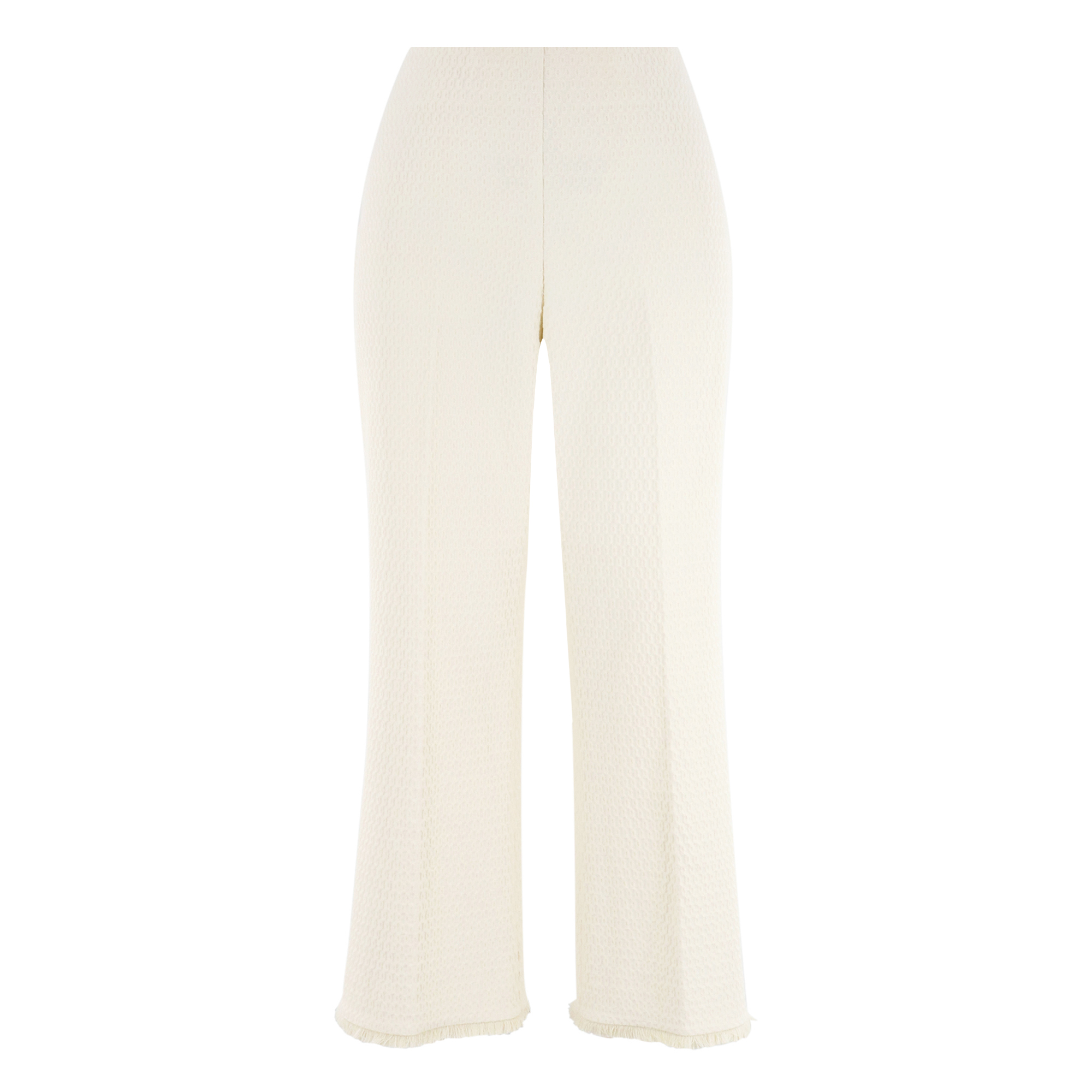 Gulf Cropped Flare Jacquard Pant