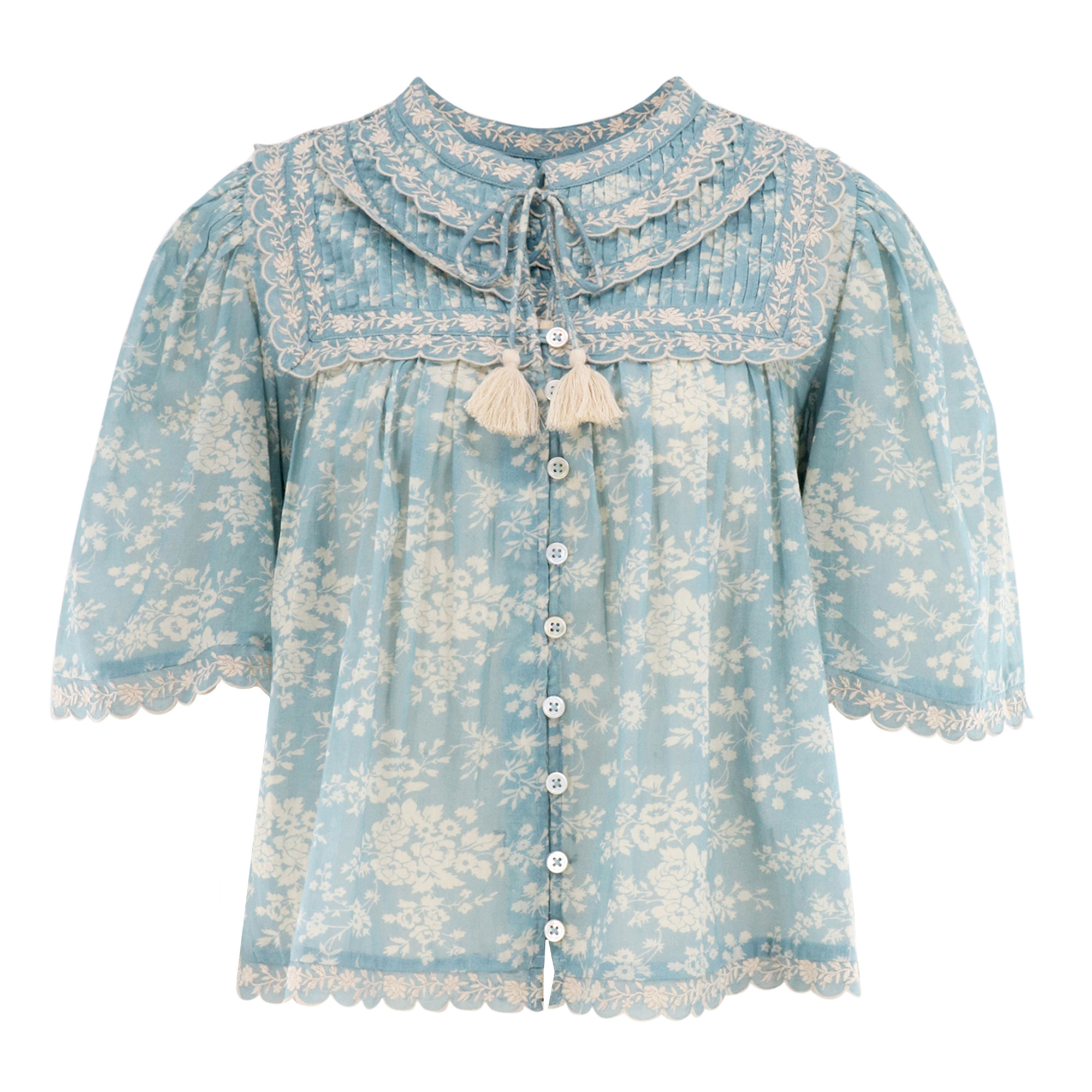 Kirsten Floral Print Short Sleeve Top