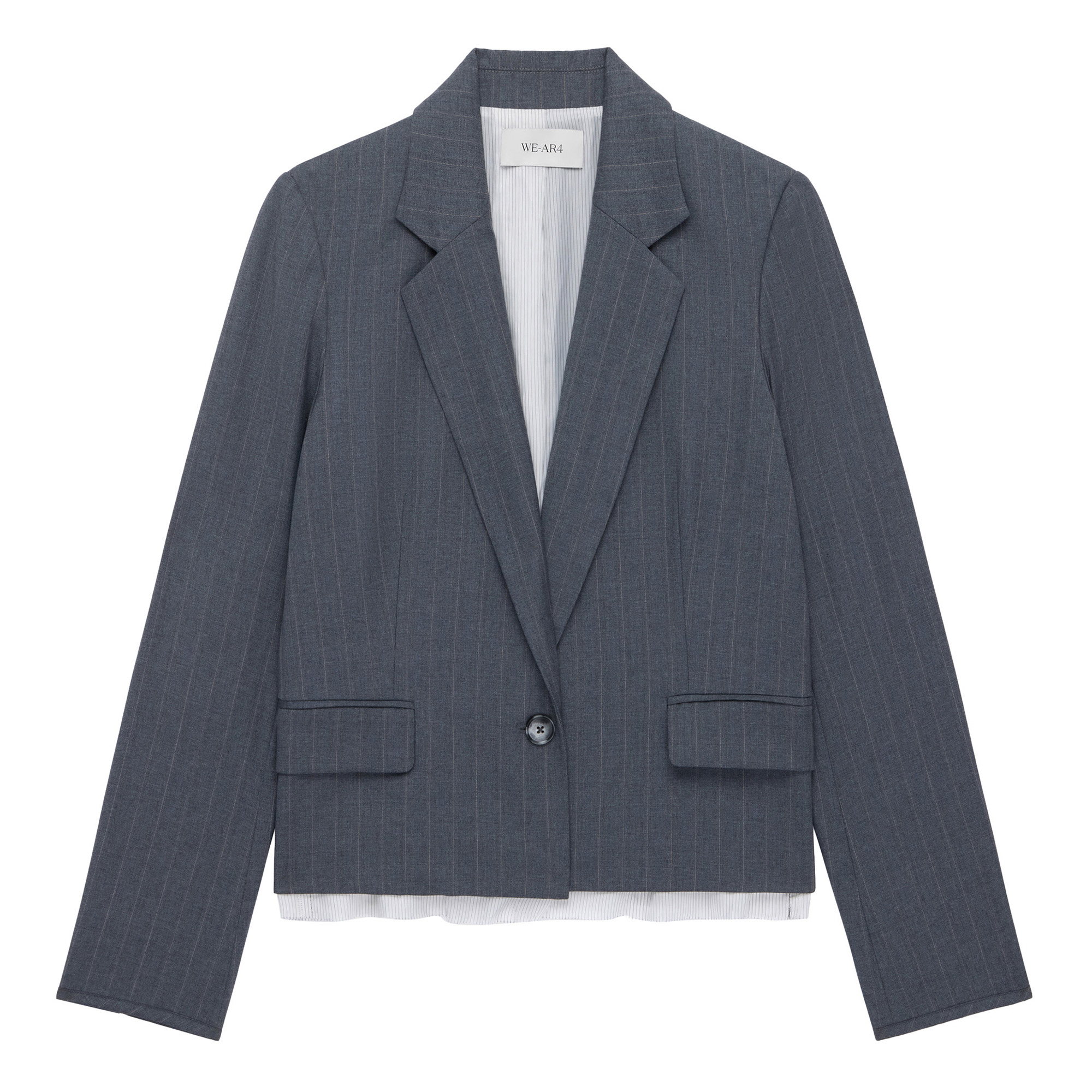 The Hutton Striped Blazer