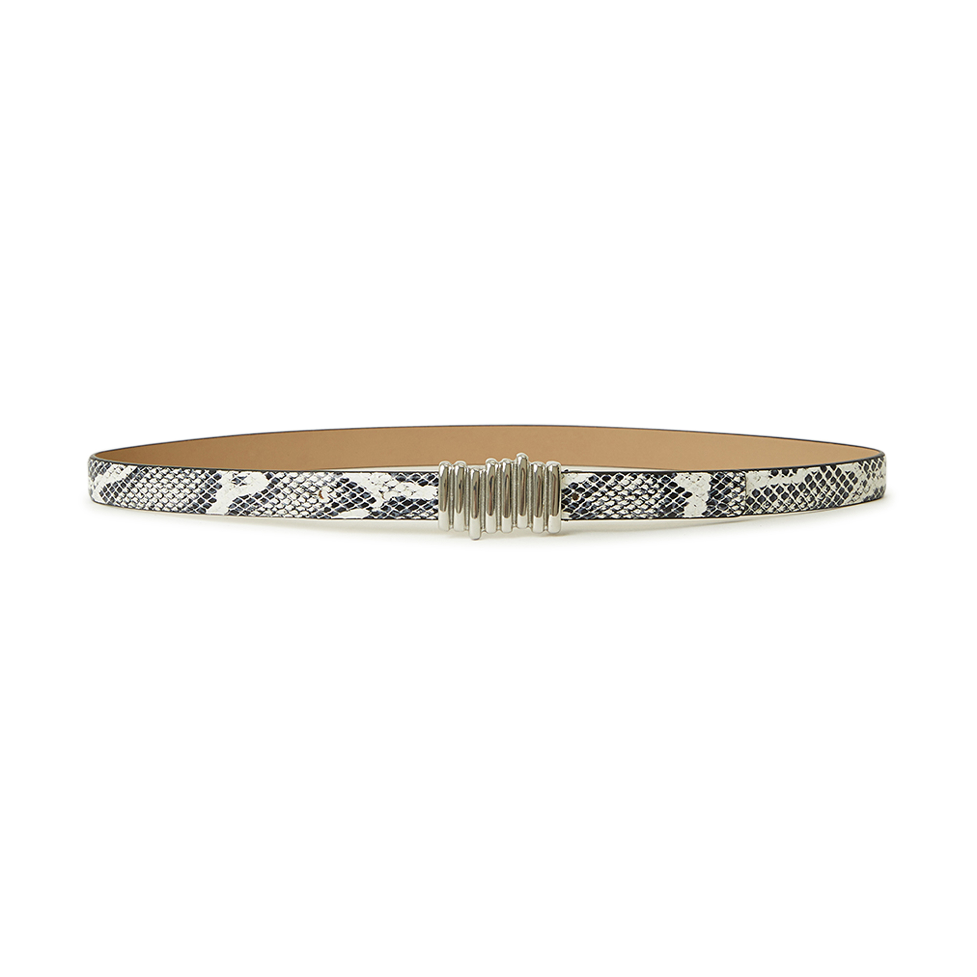 Vesna Mini Python Leather Belt