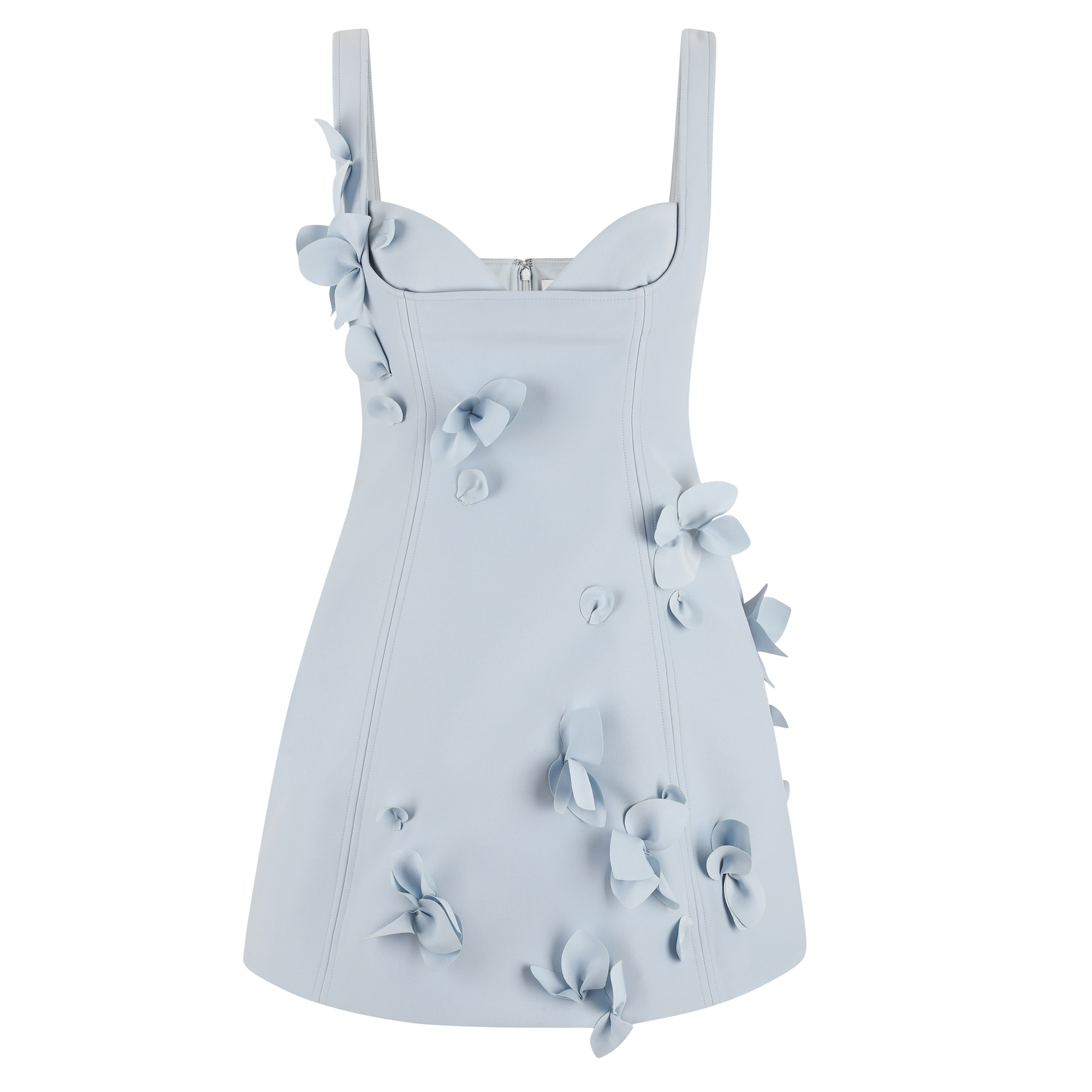 Eskett Sleeveless 3D Petal Mini Dress