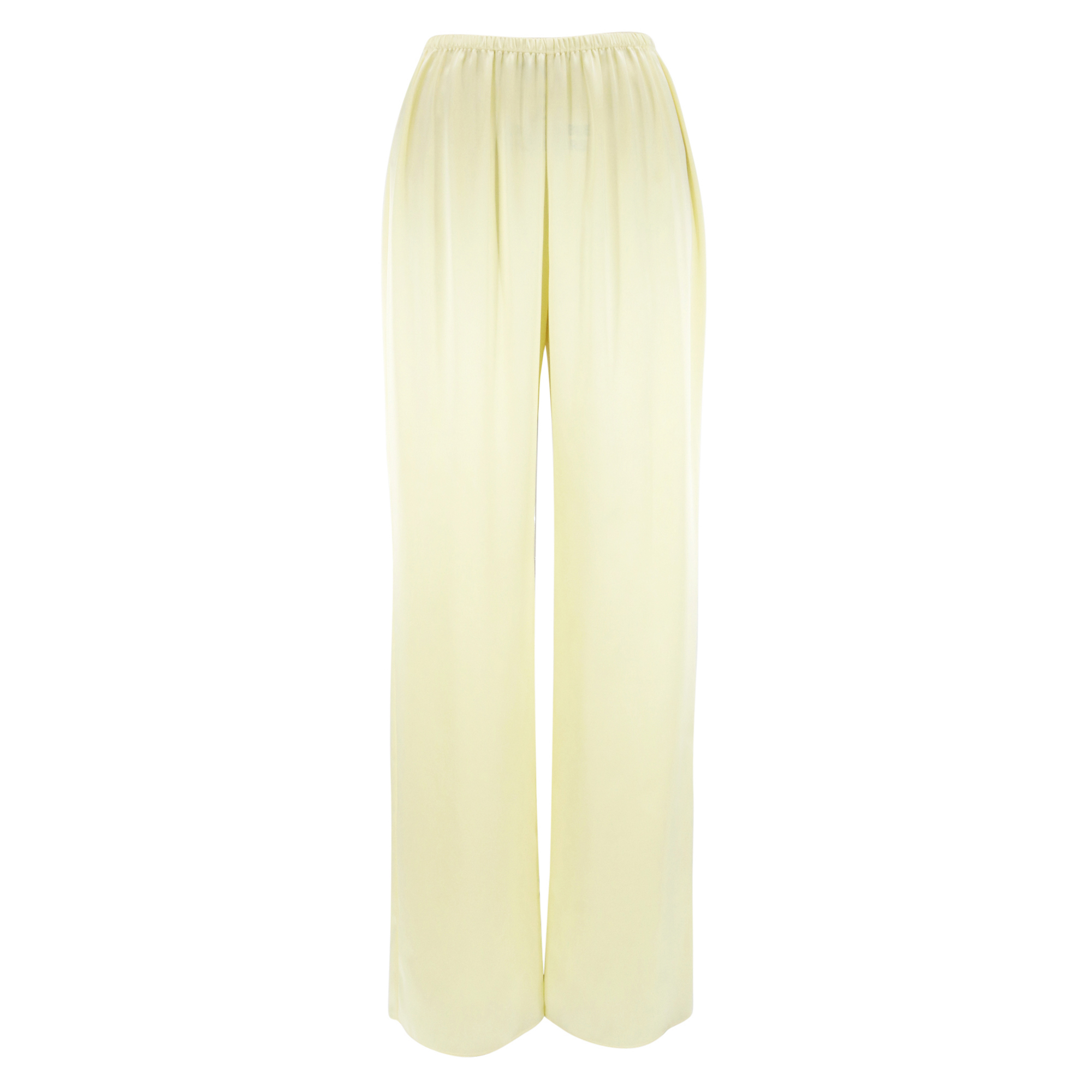 Lillian Straight-Leg Satin Pant