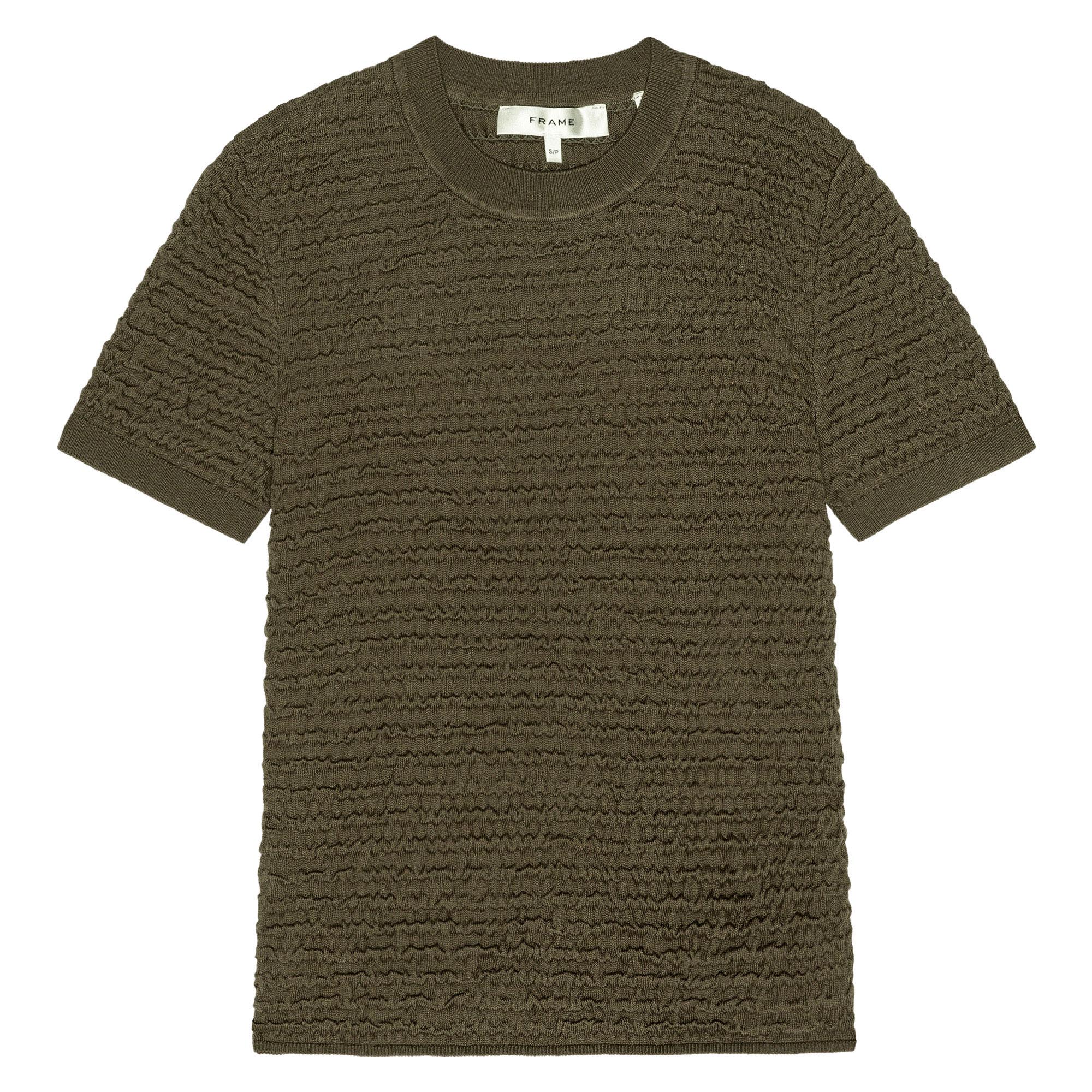 The Smocked Short Sleeve Sweater