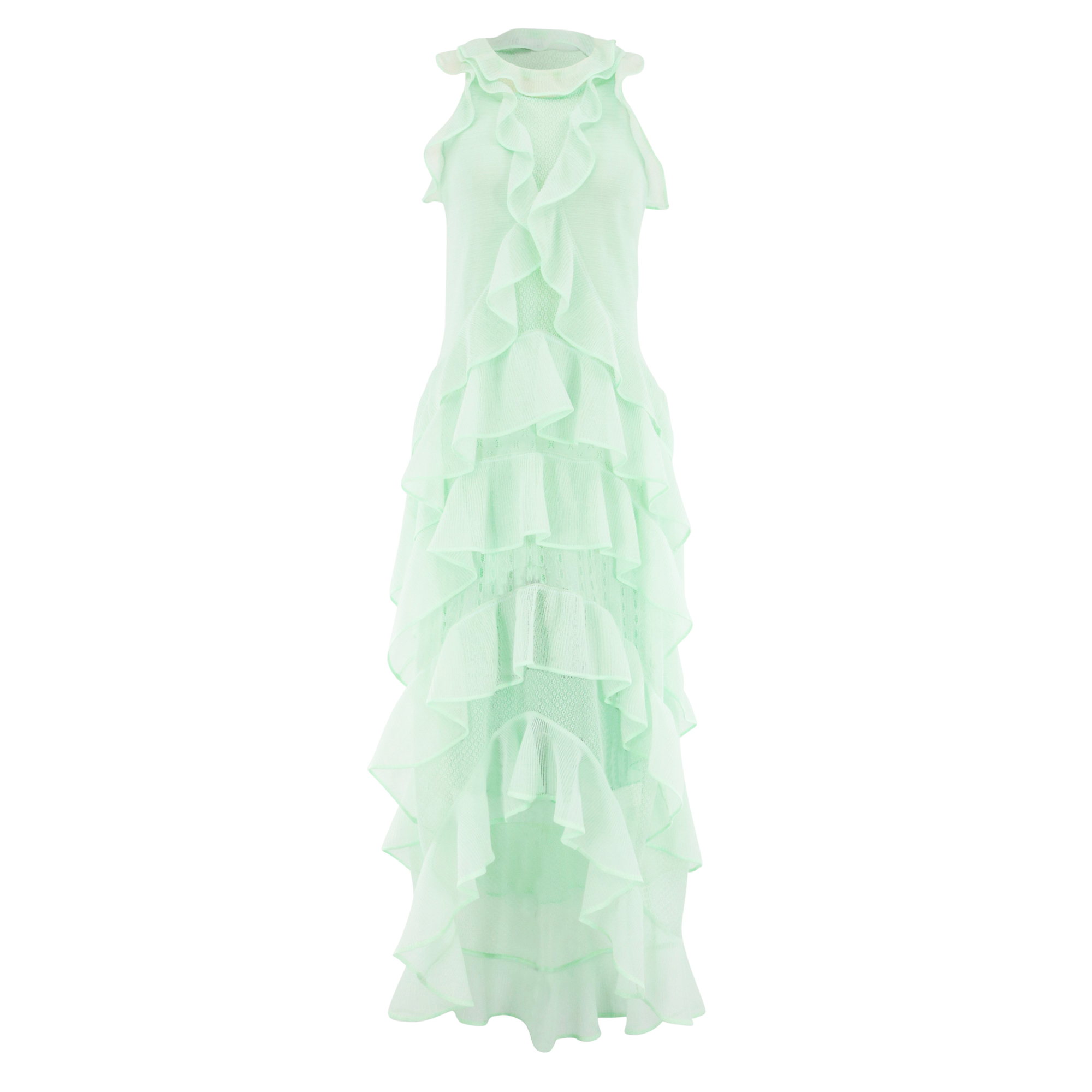 Calla Ruffle Sheer Dress