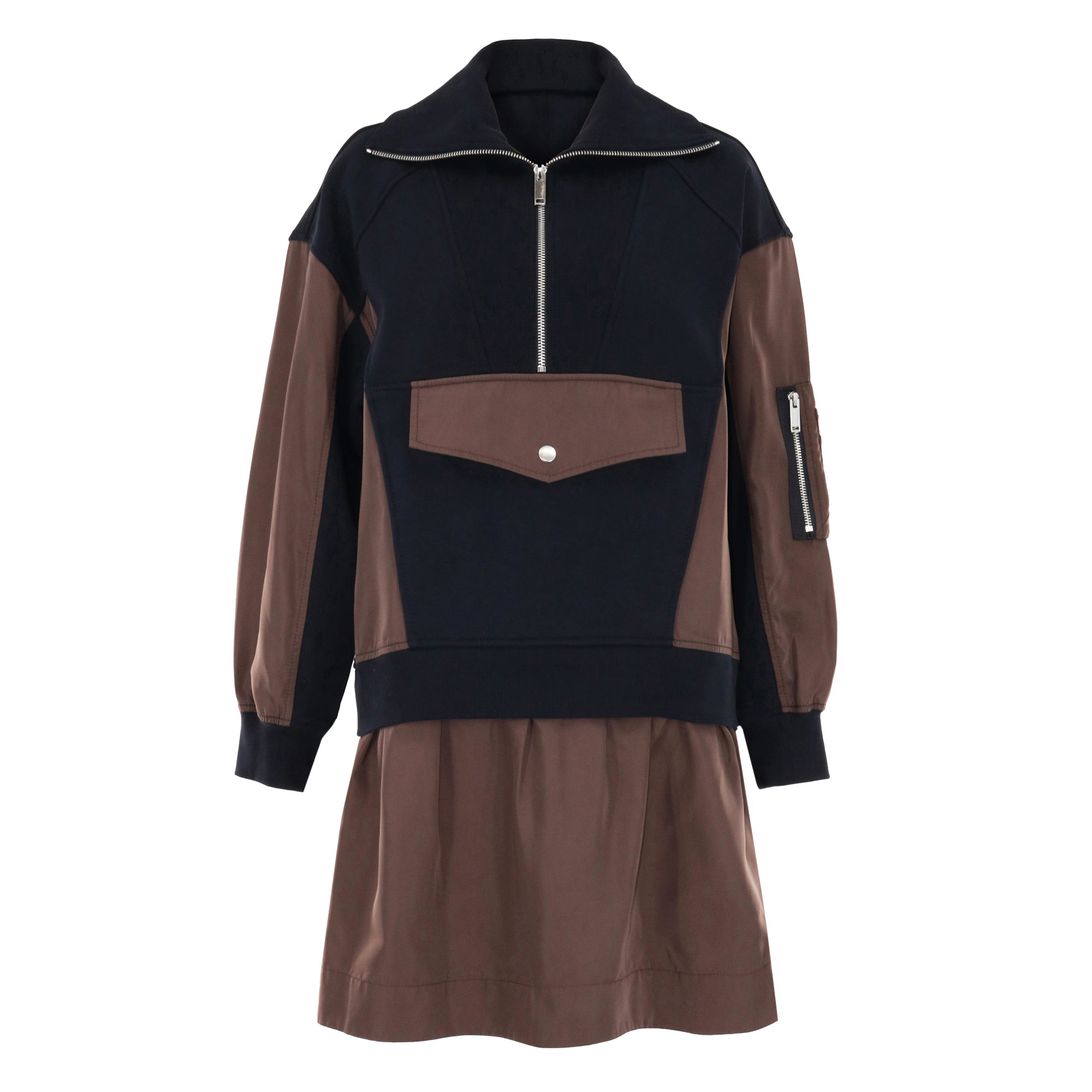 French Terry Utility Dress