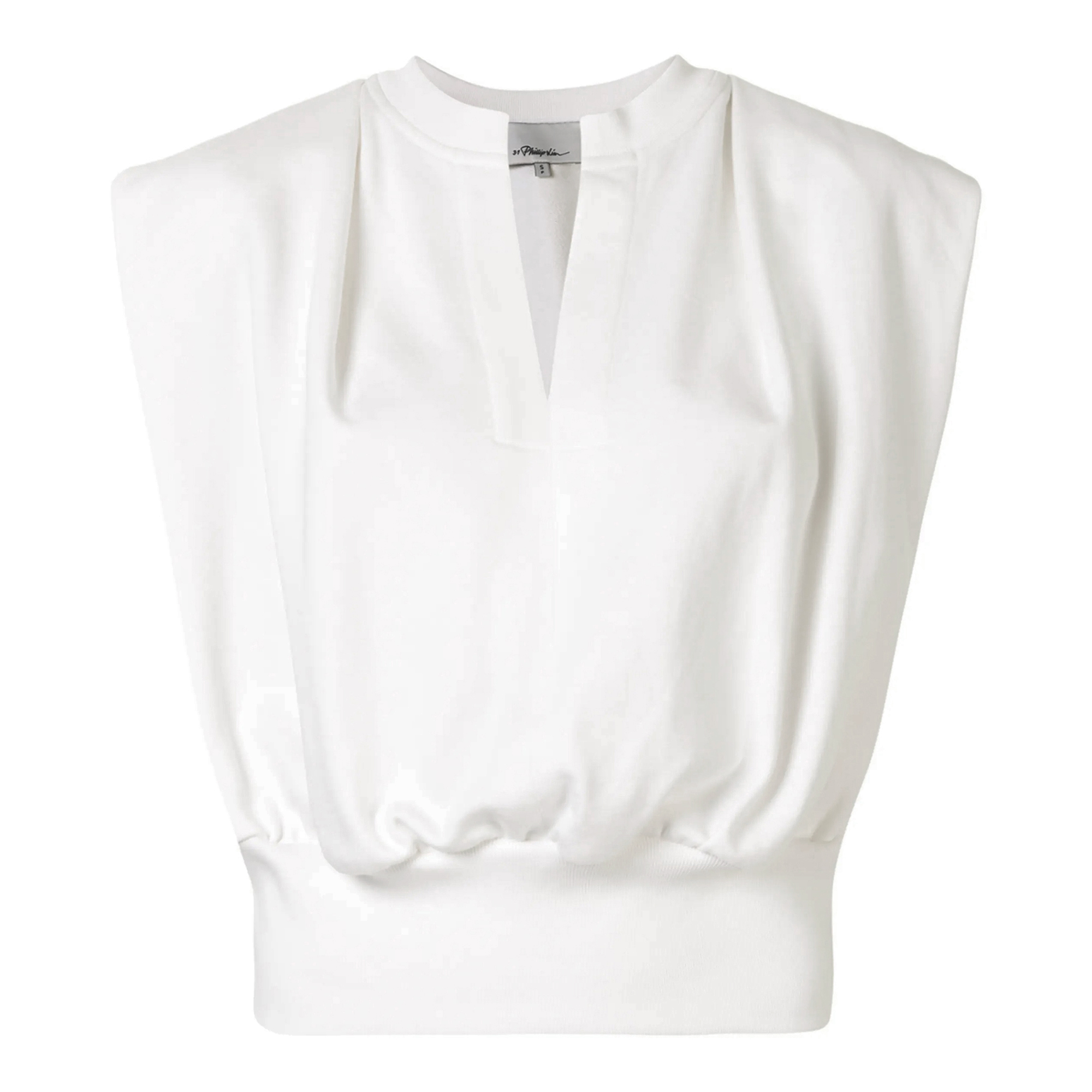 Sleeveless French Terry Top