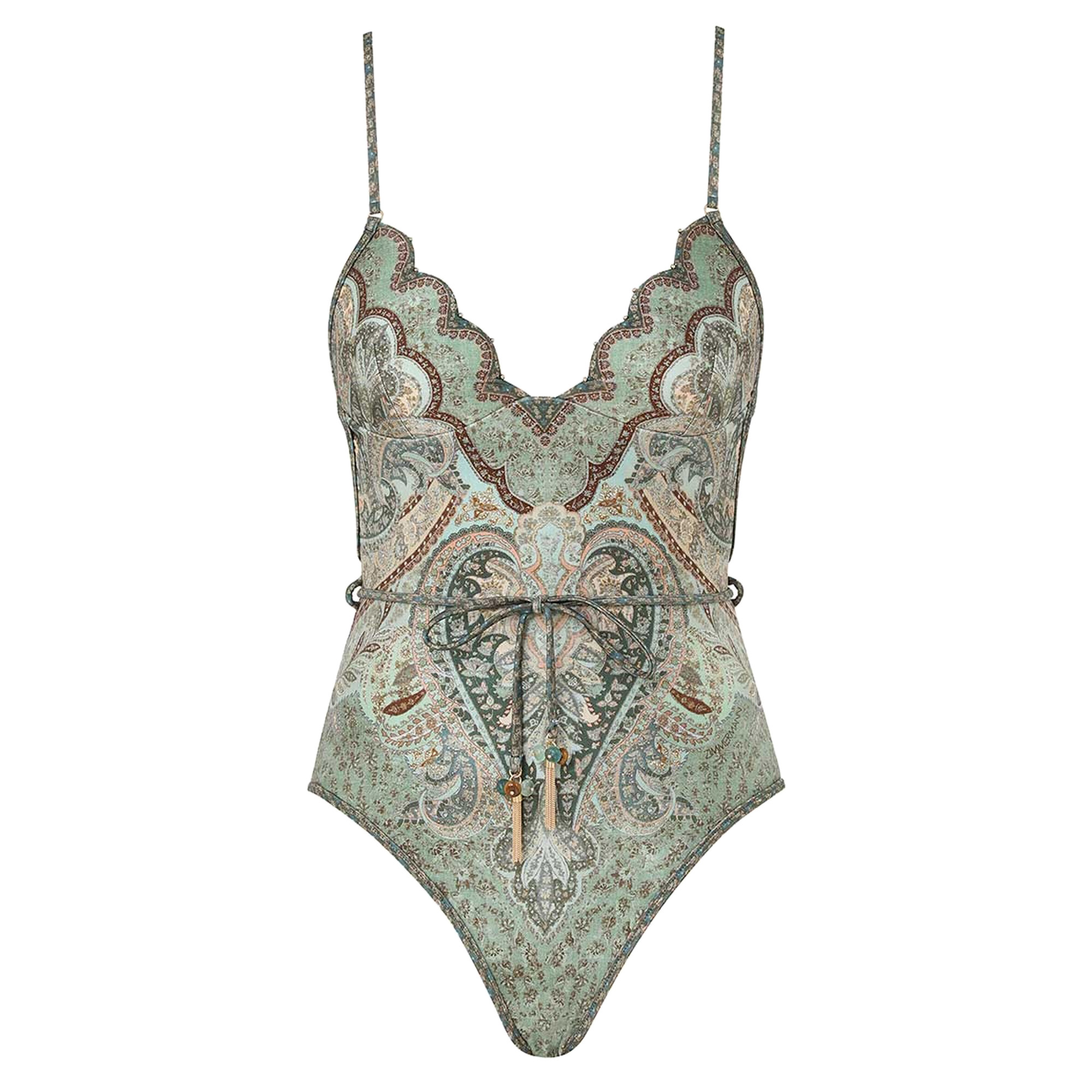 Wanderlust Scallop One-Piece Swimsuit