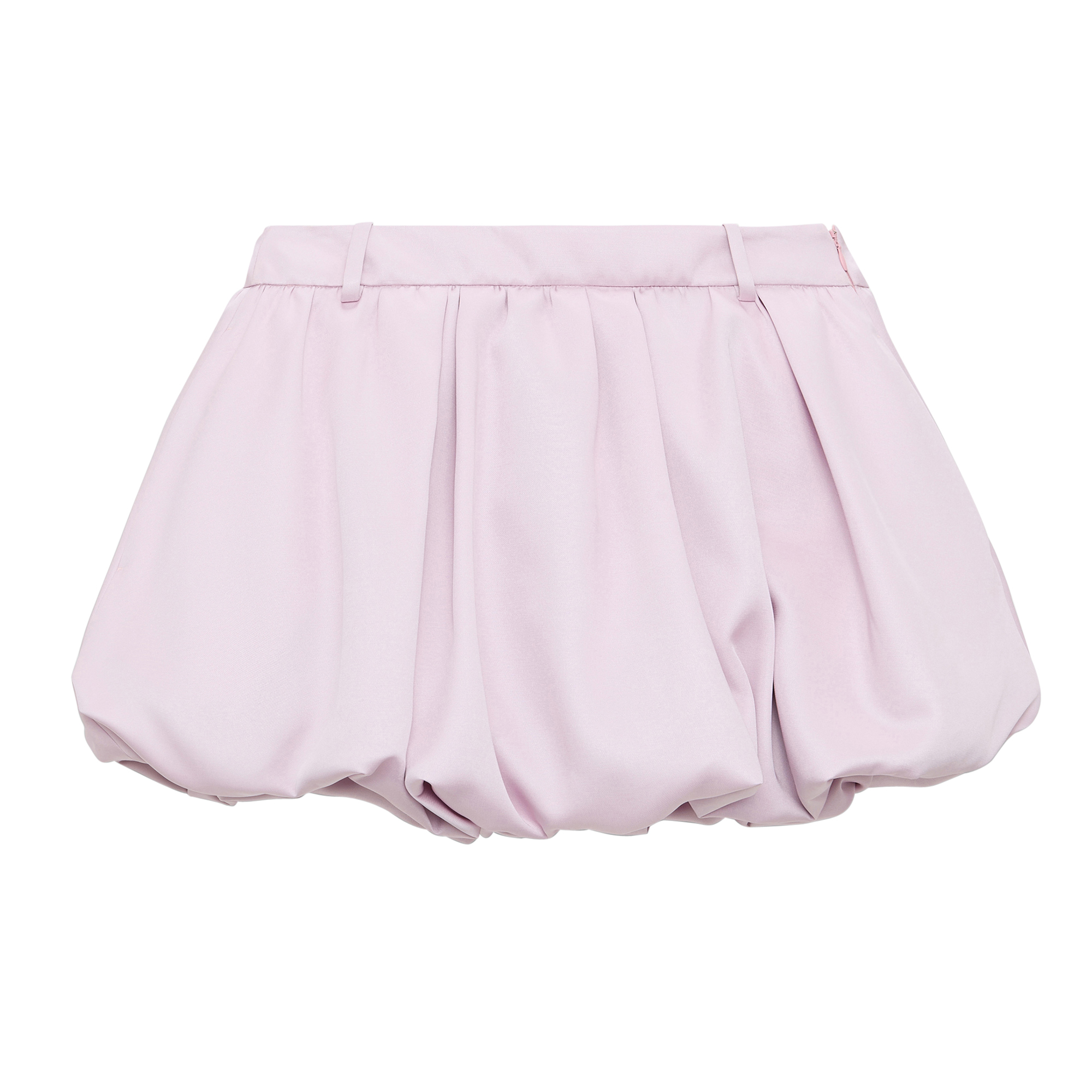Shiny Statement Bubble Mini Skirt