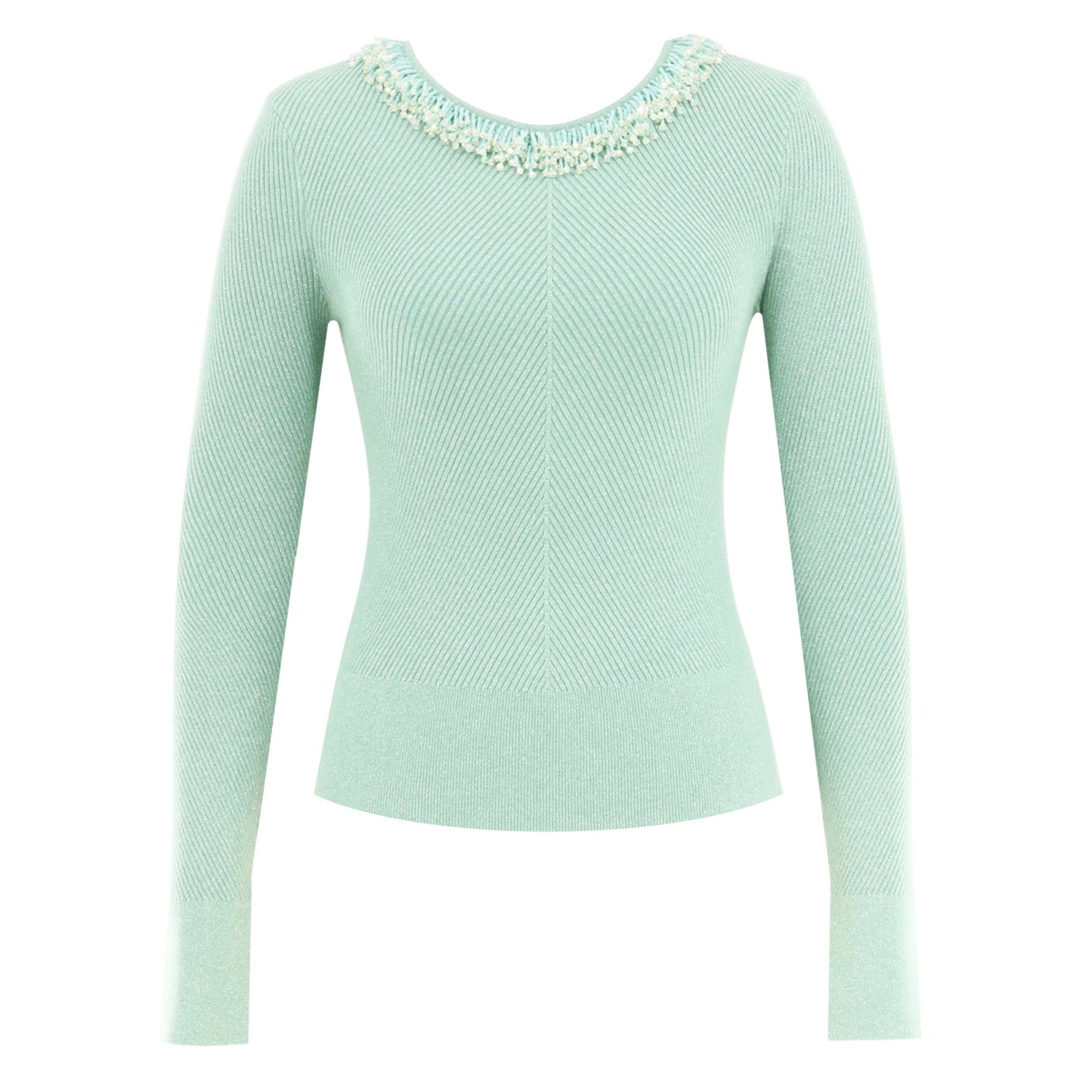 Helena Beaded Knit Top