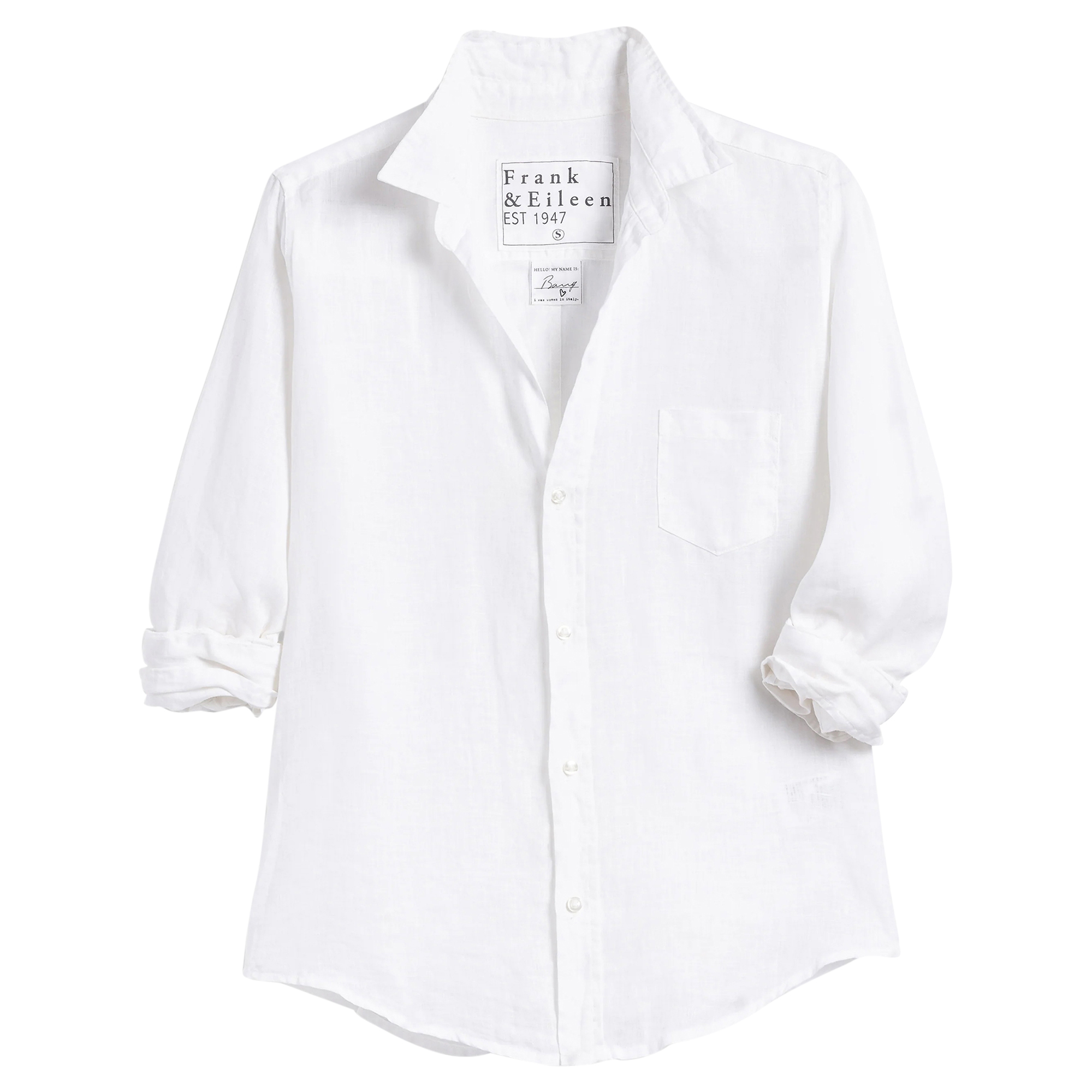 Barry Tailored Linen Button Up Shirt