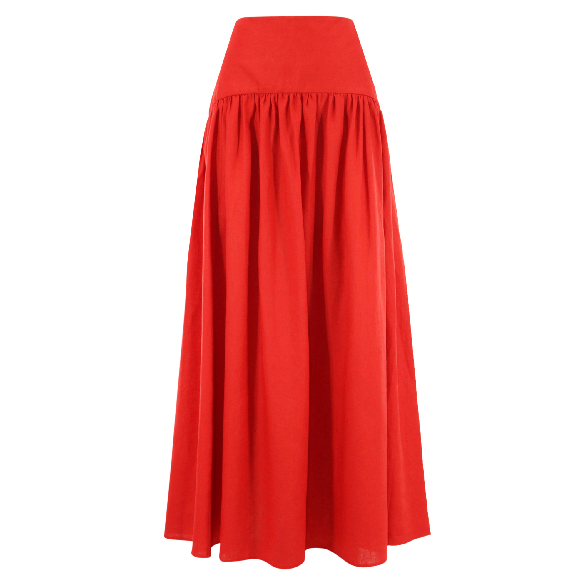 Procida Linen Maxi Skirt