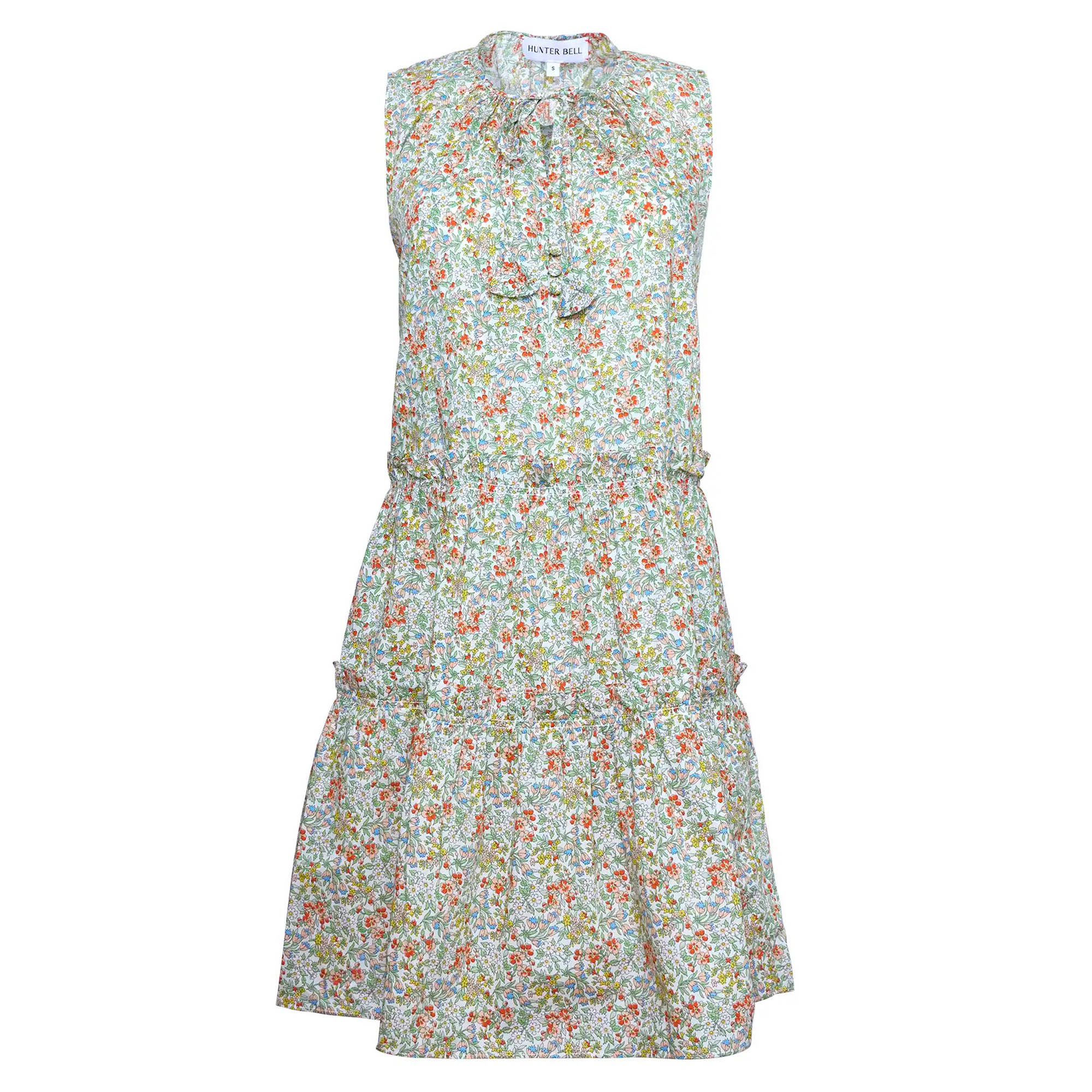 Fawn Sleeveless Floral Swing Mini Dress