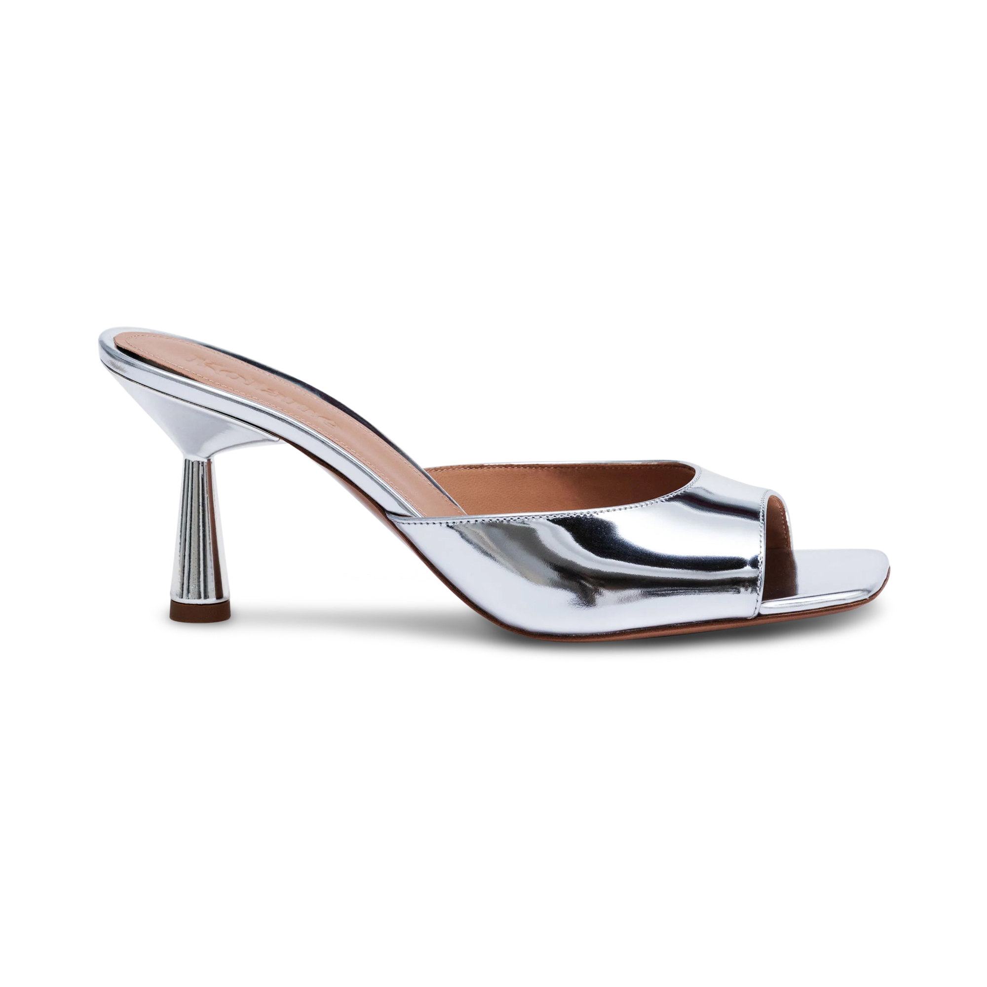 Greta 70mm Mirror Leather Mule