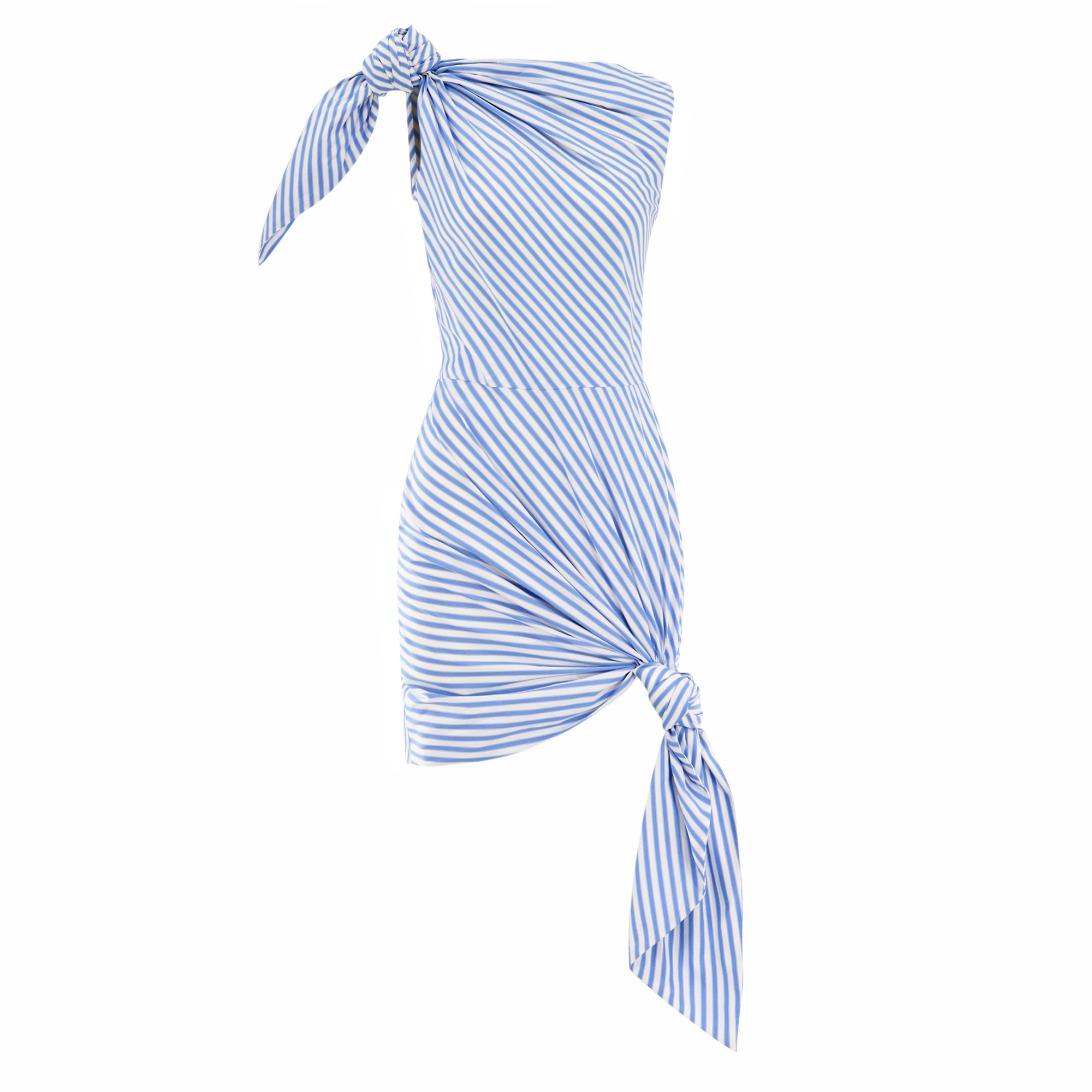 Sleeveless Knotted Mini Dress