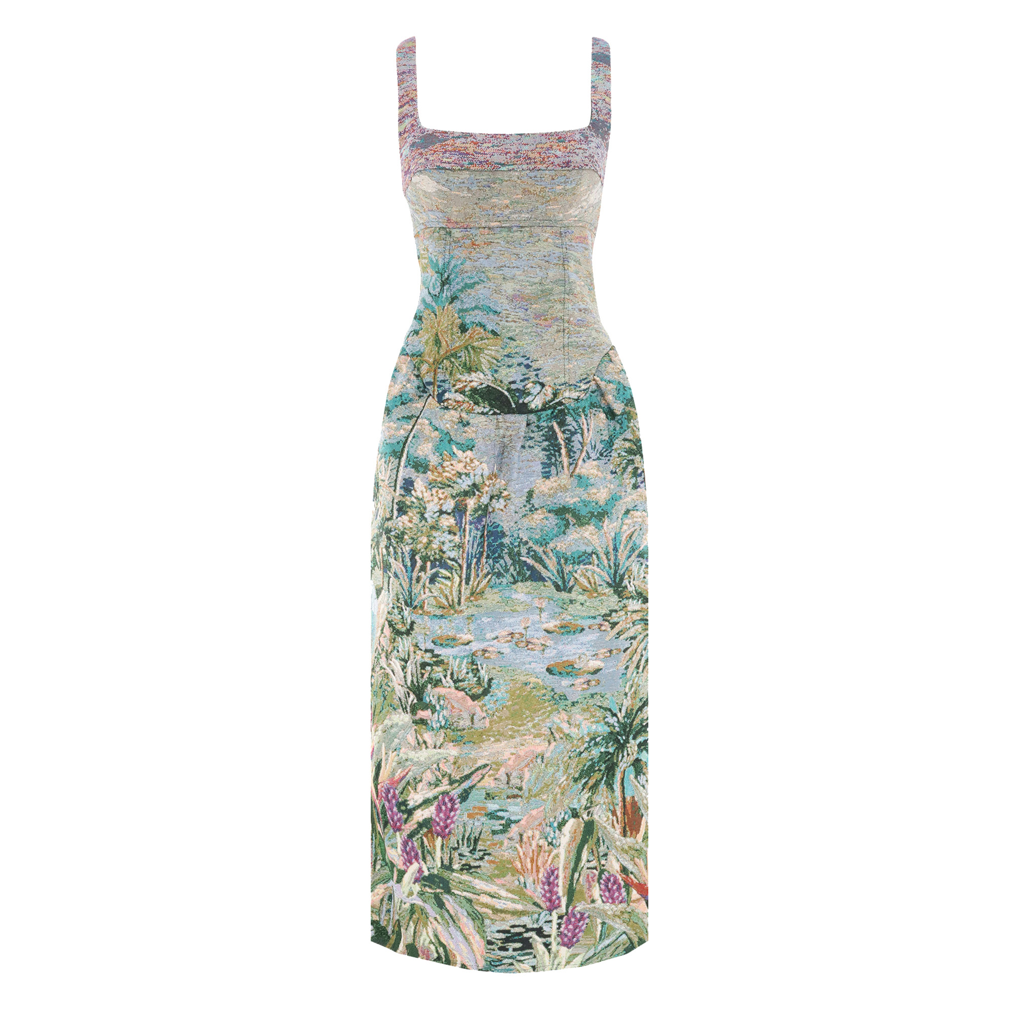 Petricor Sleeveless Maxi Dress