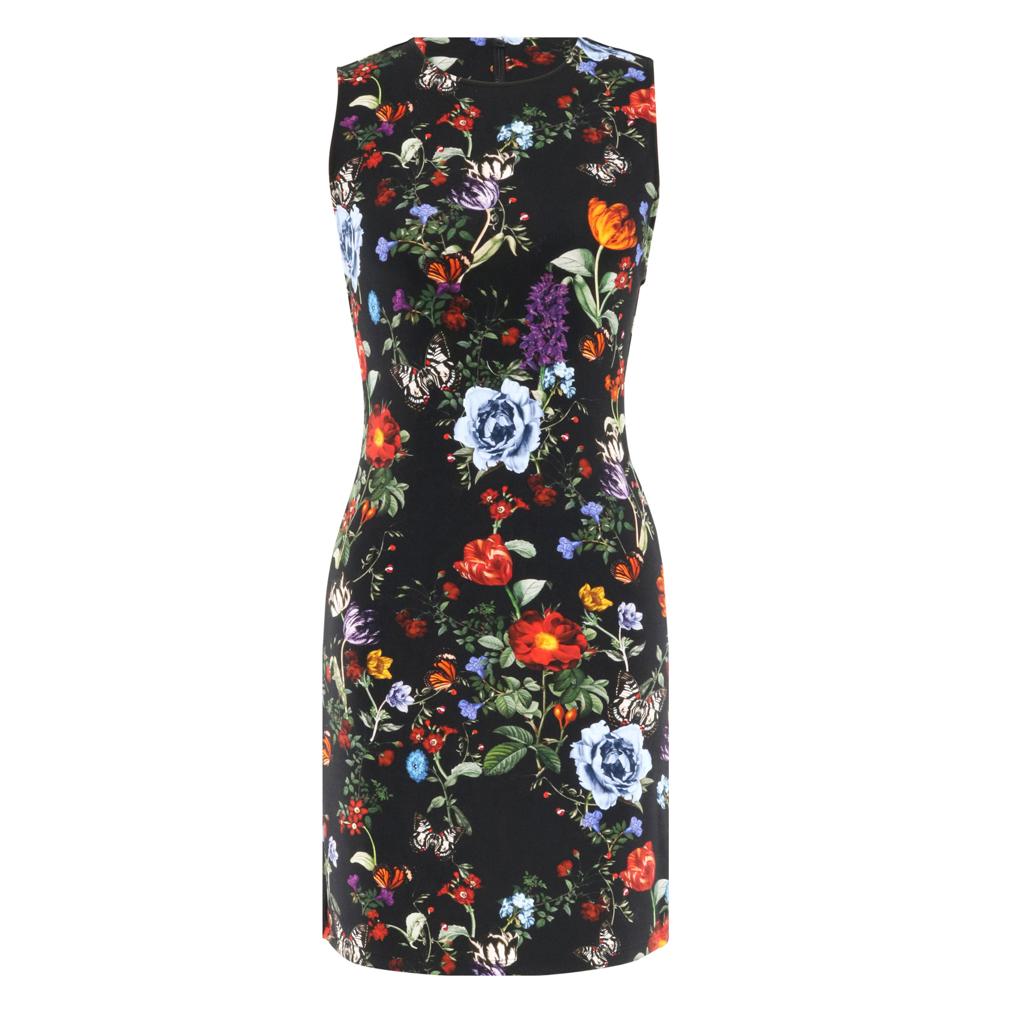 Wynell Floral Print A-Line Mini Dress