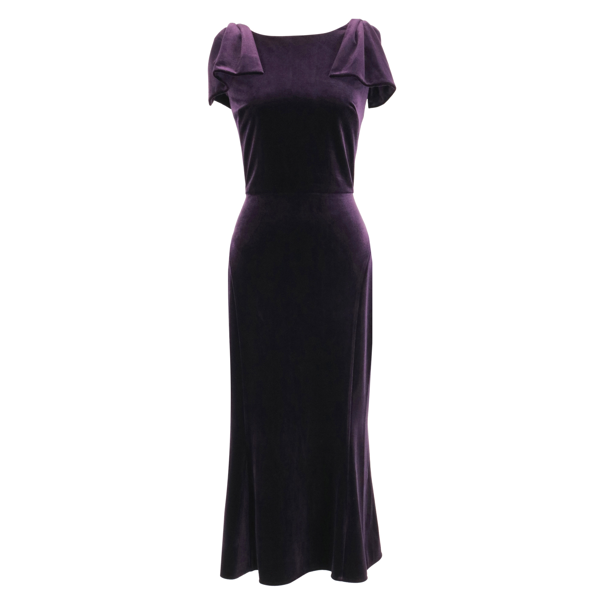 Brandis Stretch Velvet Dress