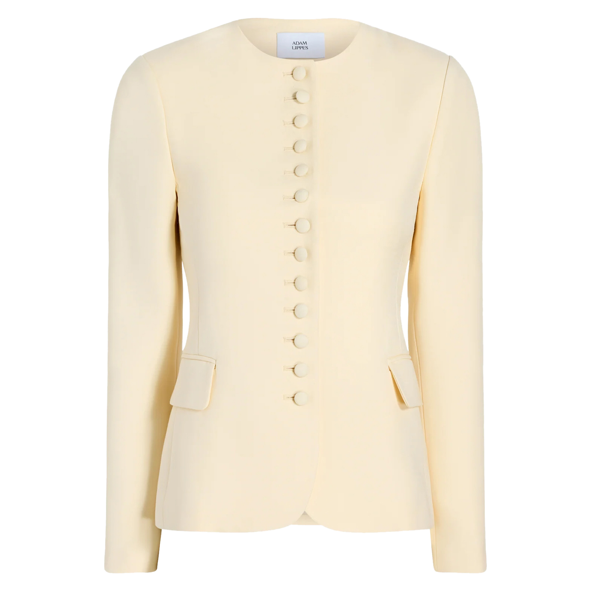 Marin Structured Jacket In Silk Wool
