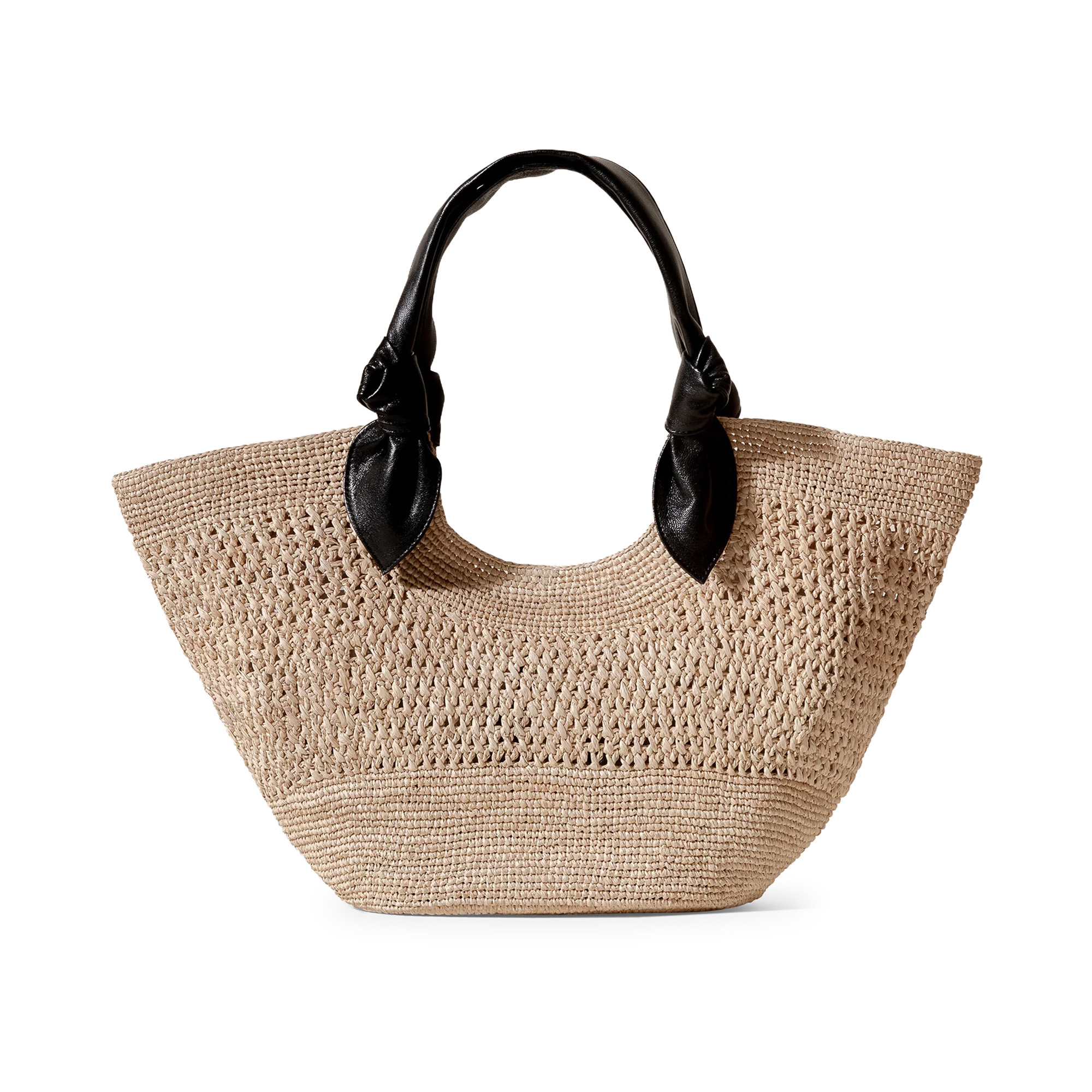 Fonol Crocheted Raffia Basket