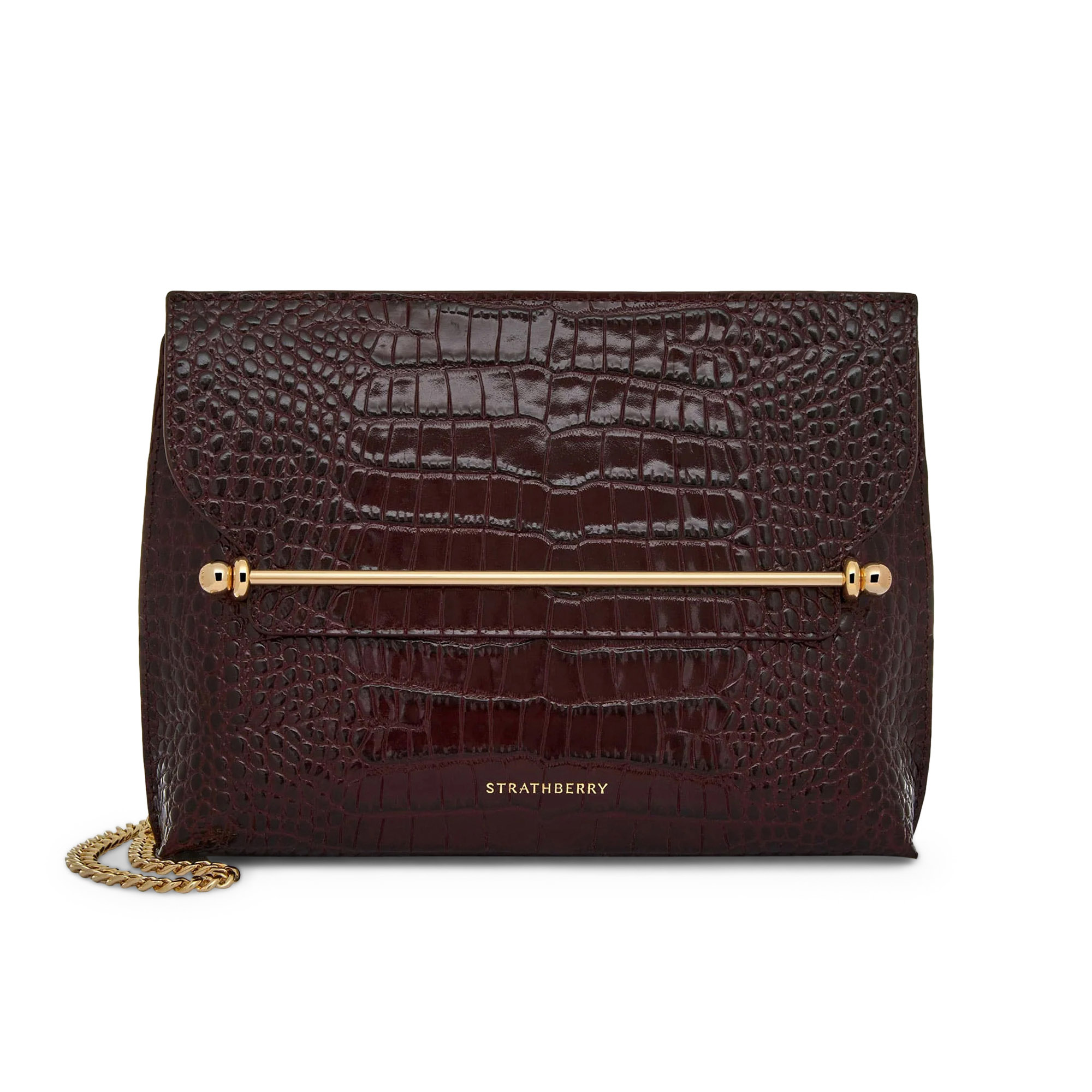 Croc-Embossed Stylist Bag