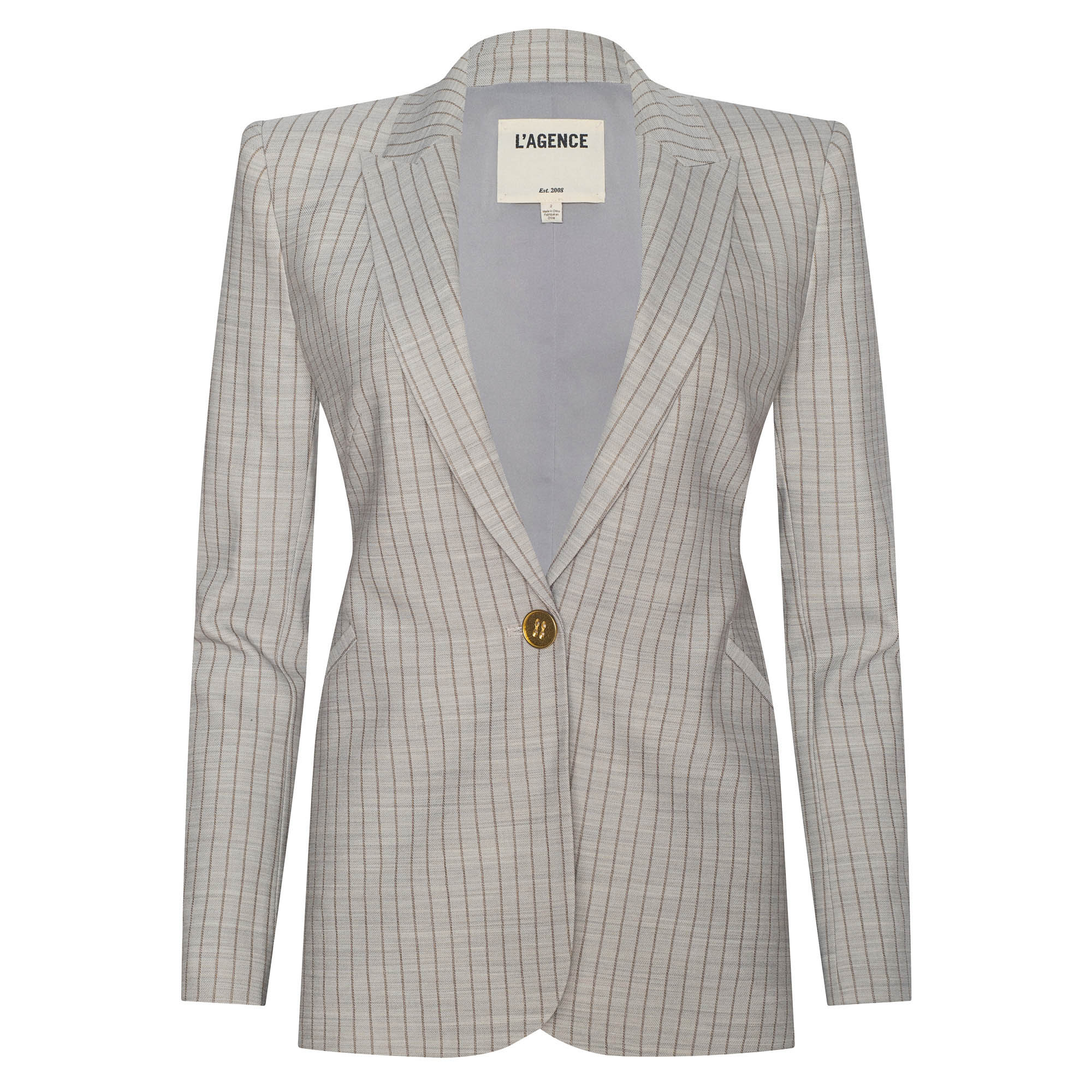 Sheila Structured Pinstripe Blazer