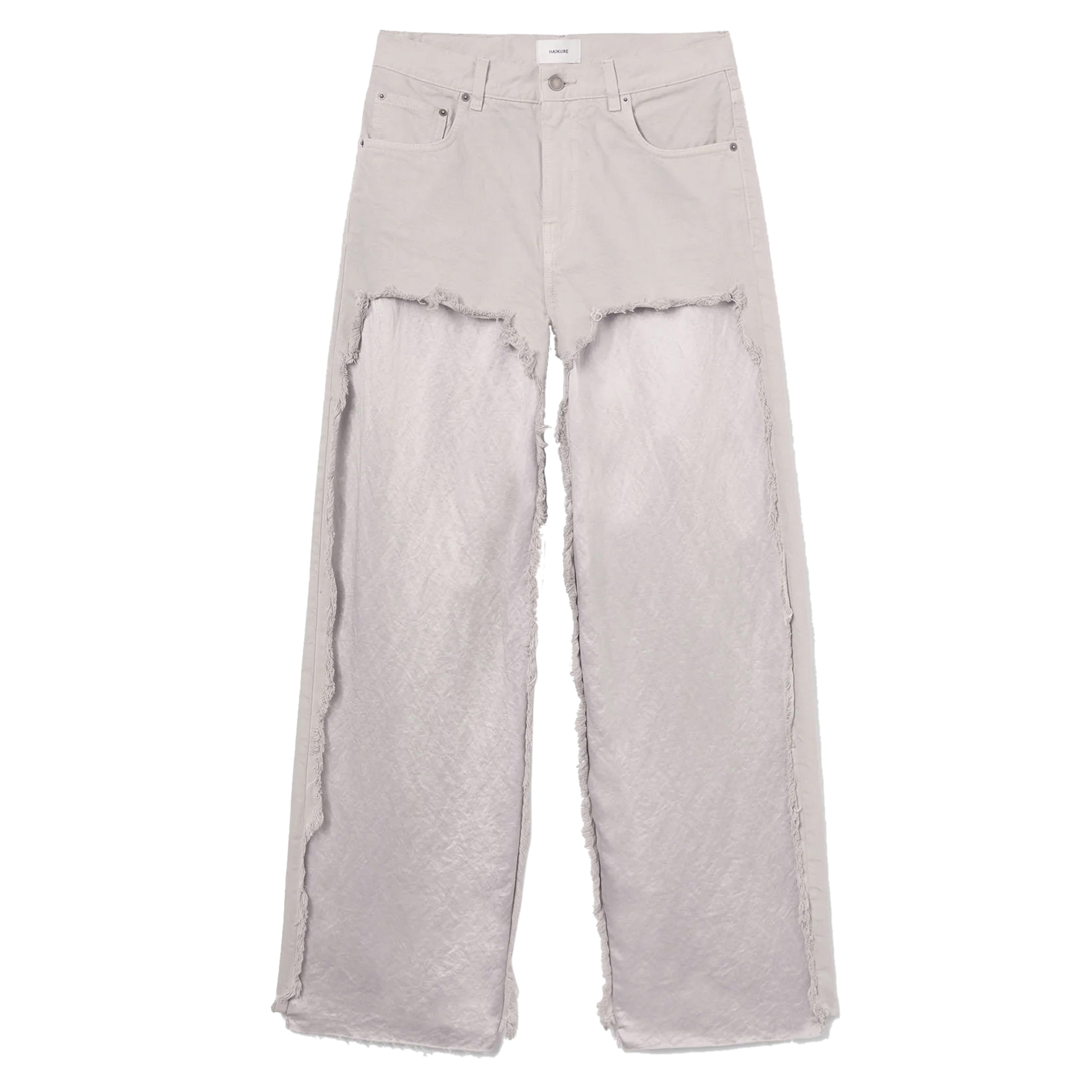 Bonnie Straight-Leg Satin Bull Denim Jeans