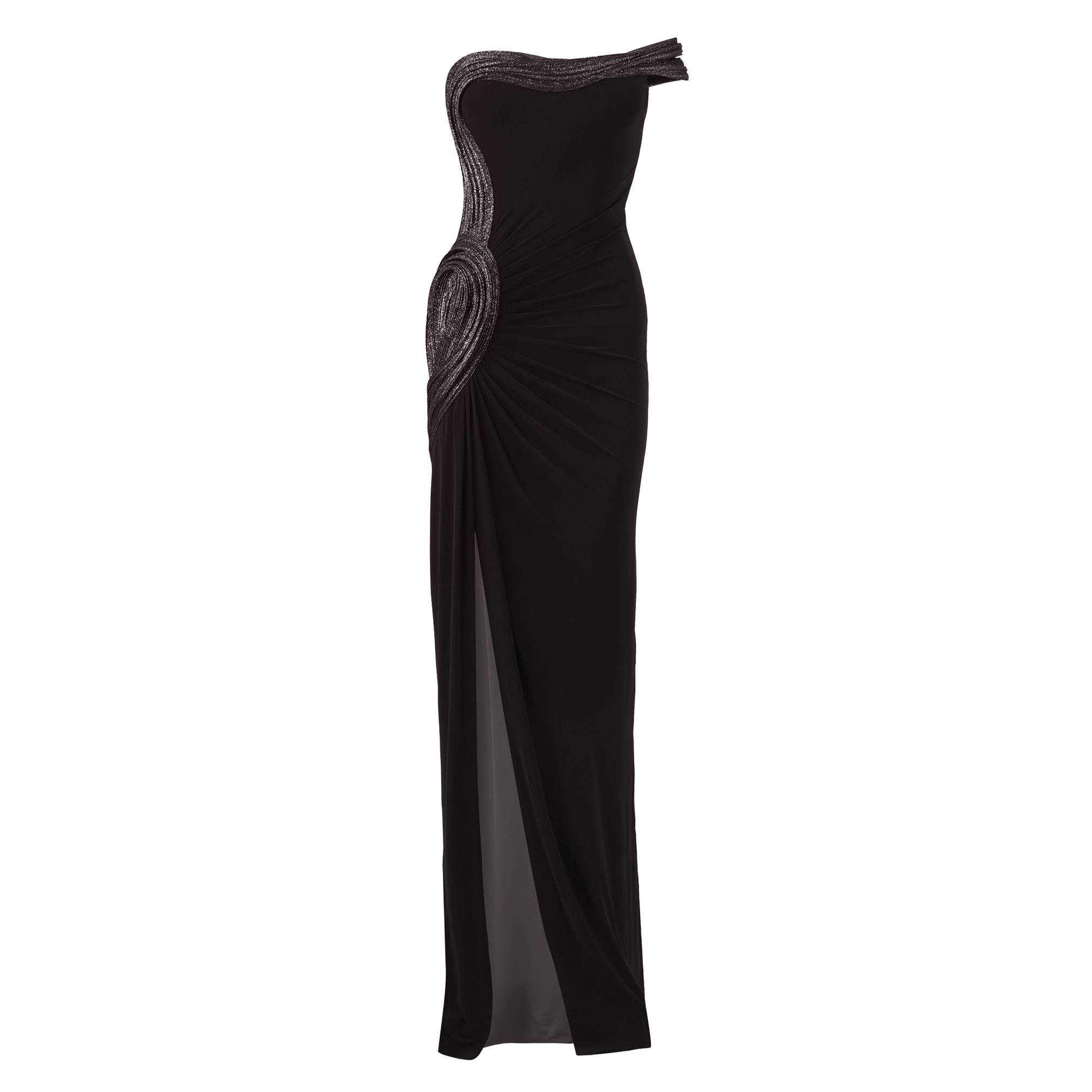 Strapless Jersey Gown
