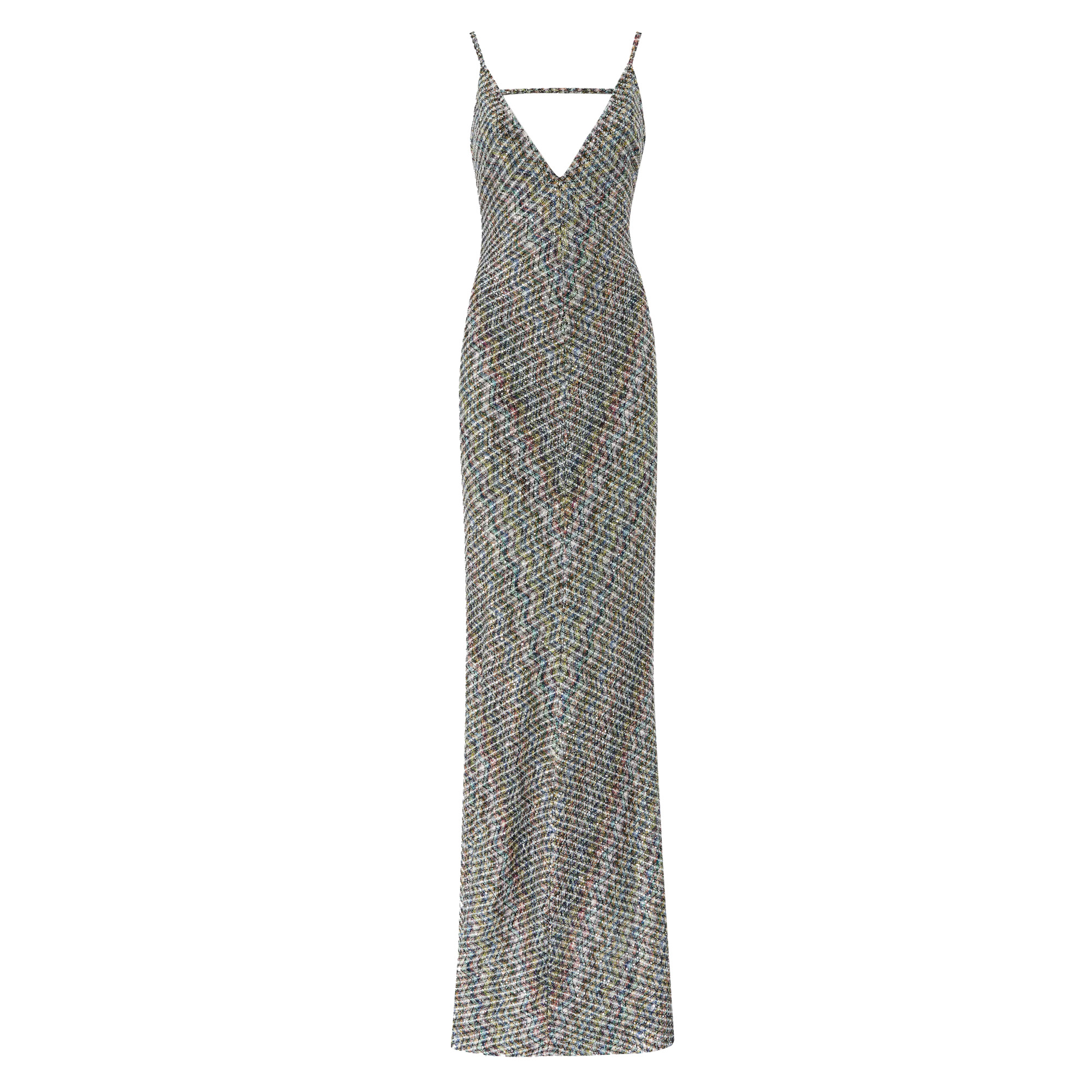 Spaghetti Strap V-Neck Maxi Dress