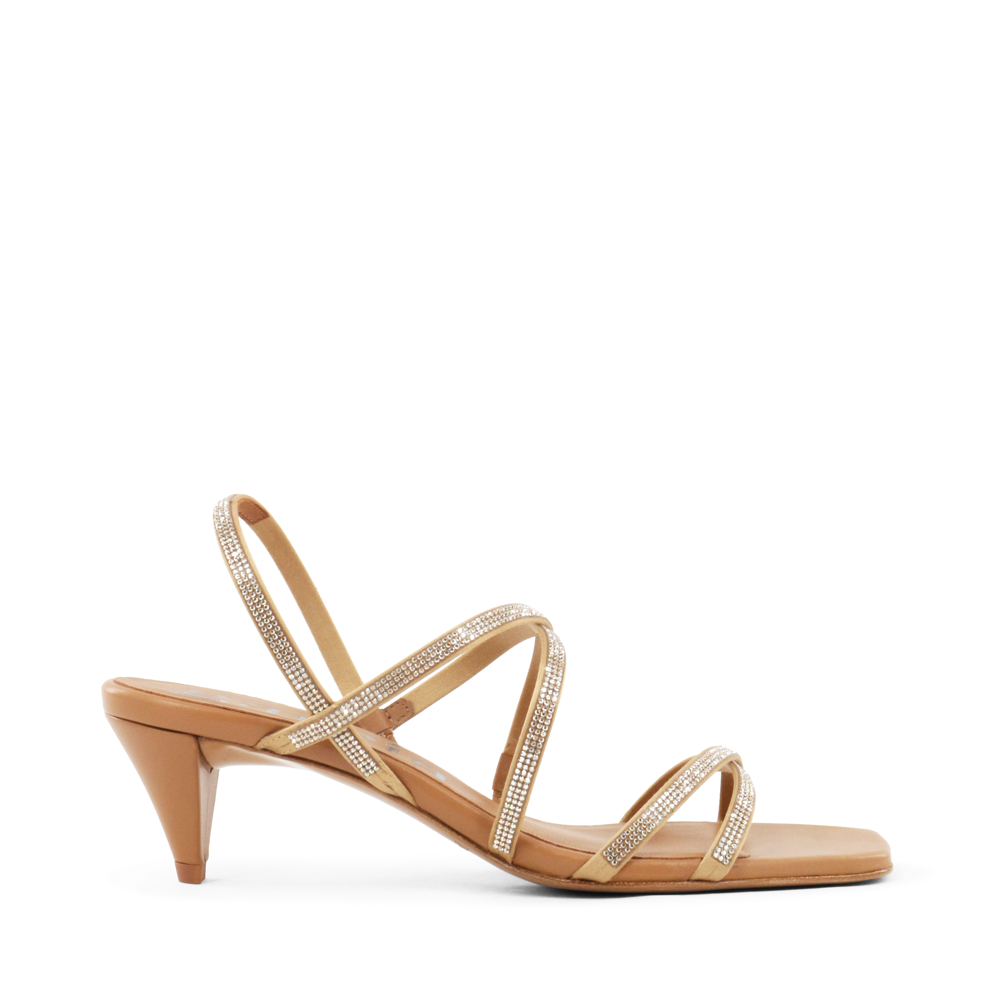 Aday Satin Strappy Sandal