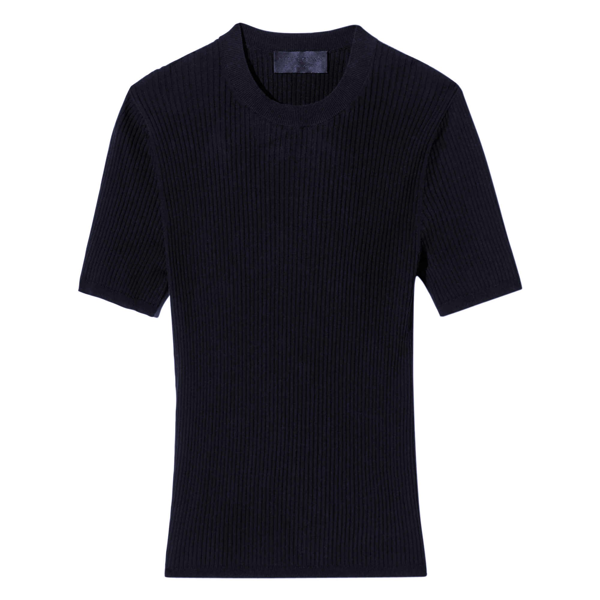 Dorset Ribbed Short Sleeve Crewneck Sweater