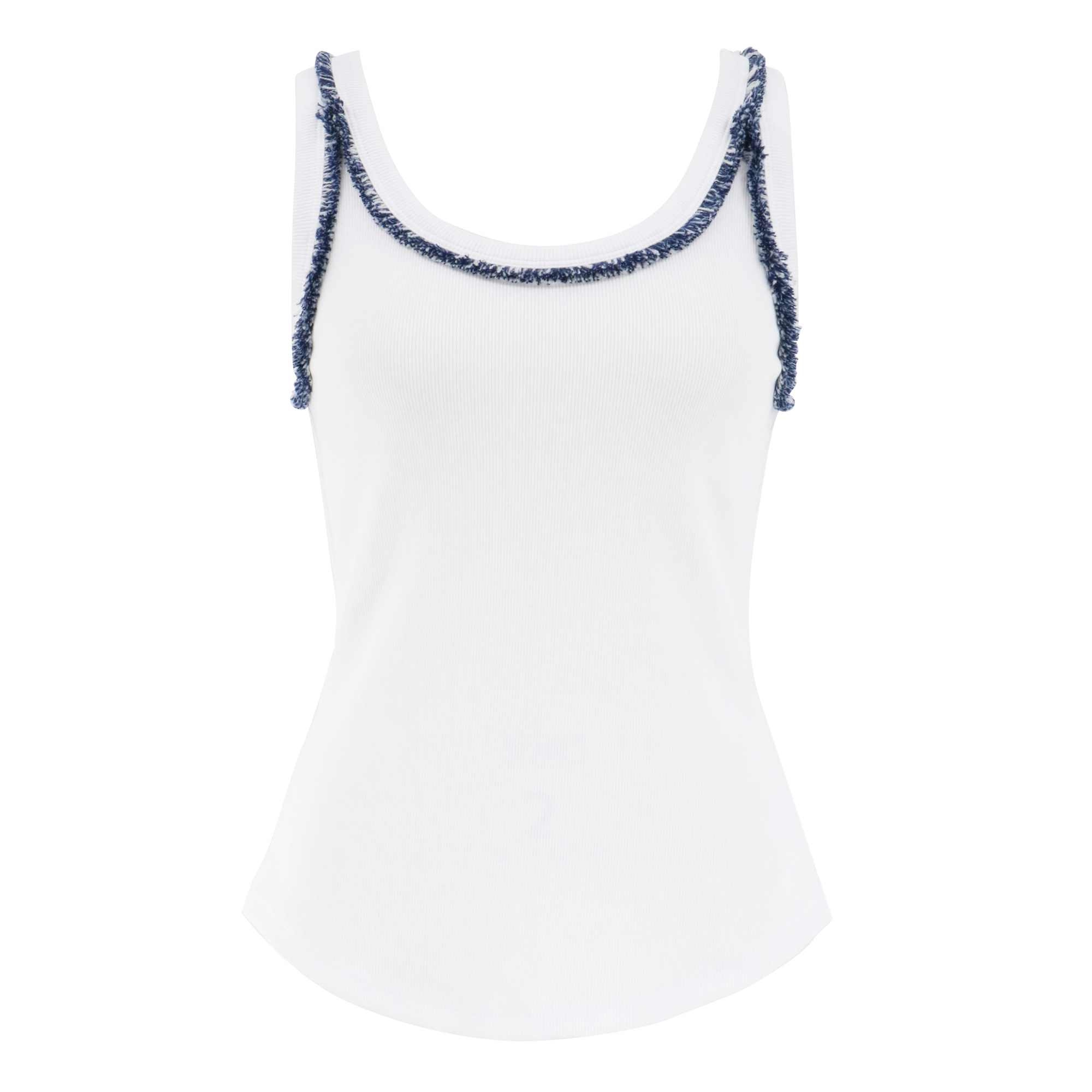 Bicolor Fringe Quenta Tank Top
