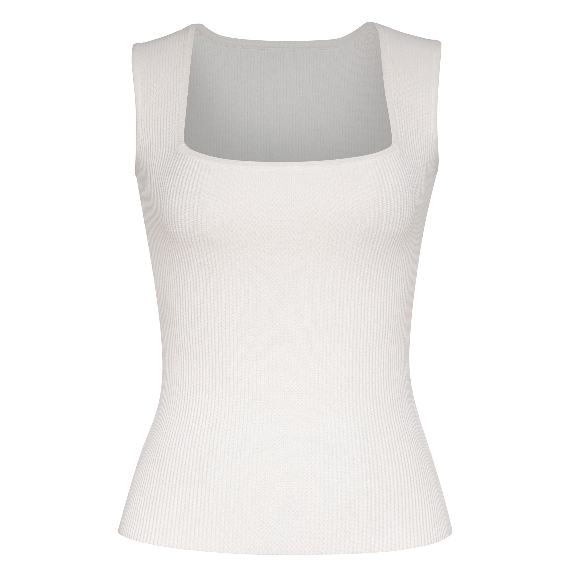 Sleeveless Square Neck Instasculpt Rib Top