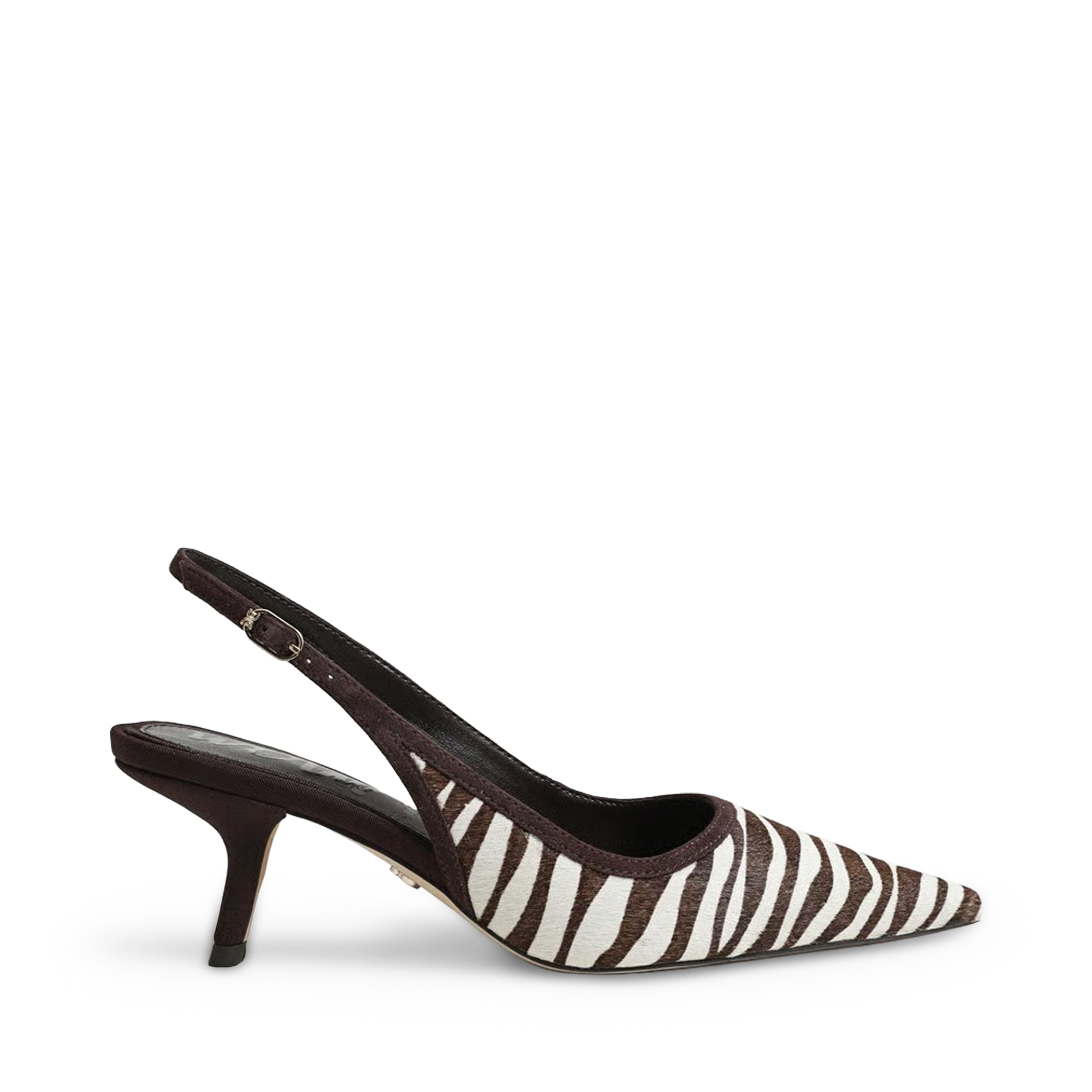 Bianka Zebra Slingback Pump