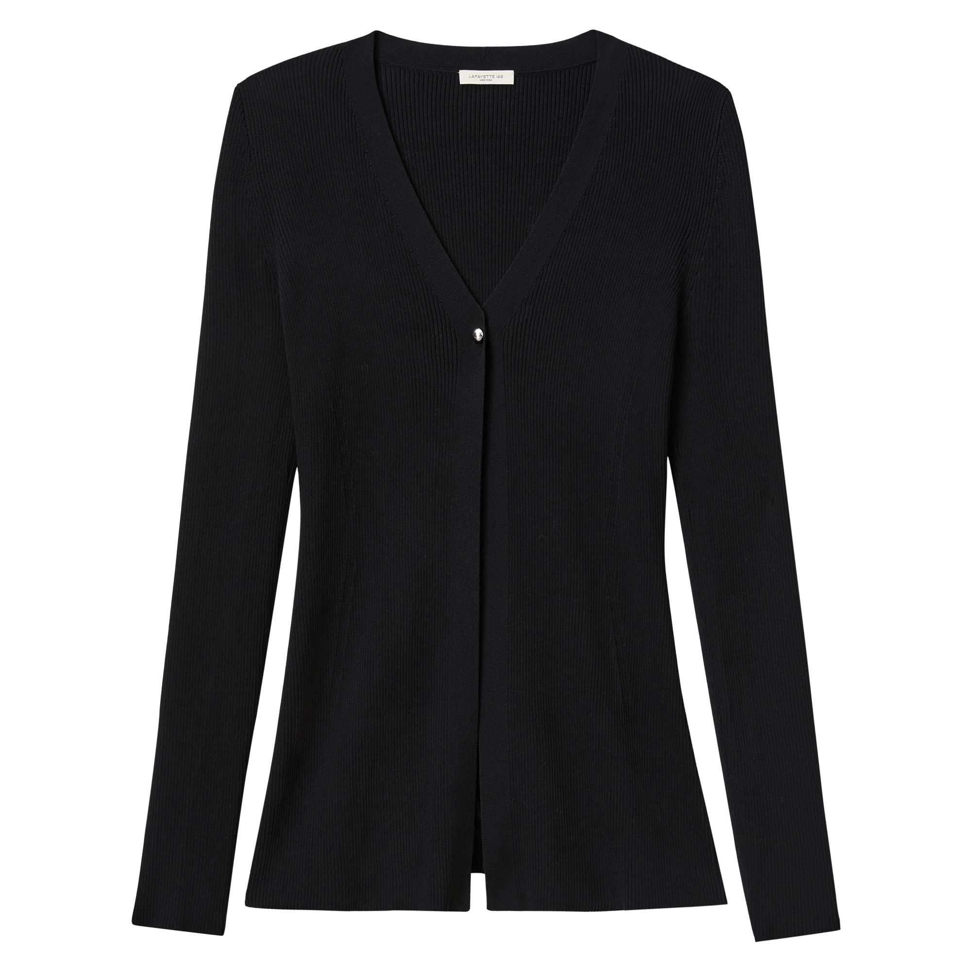 Rib Button Cardigan