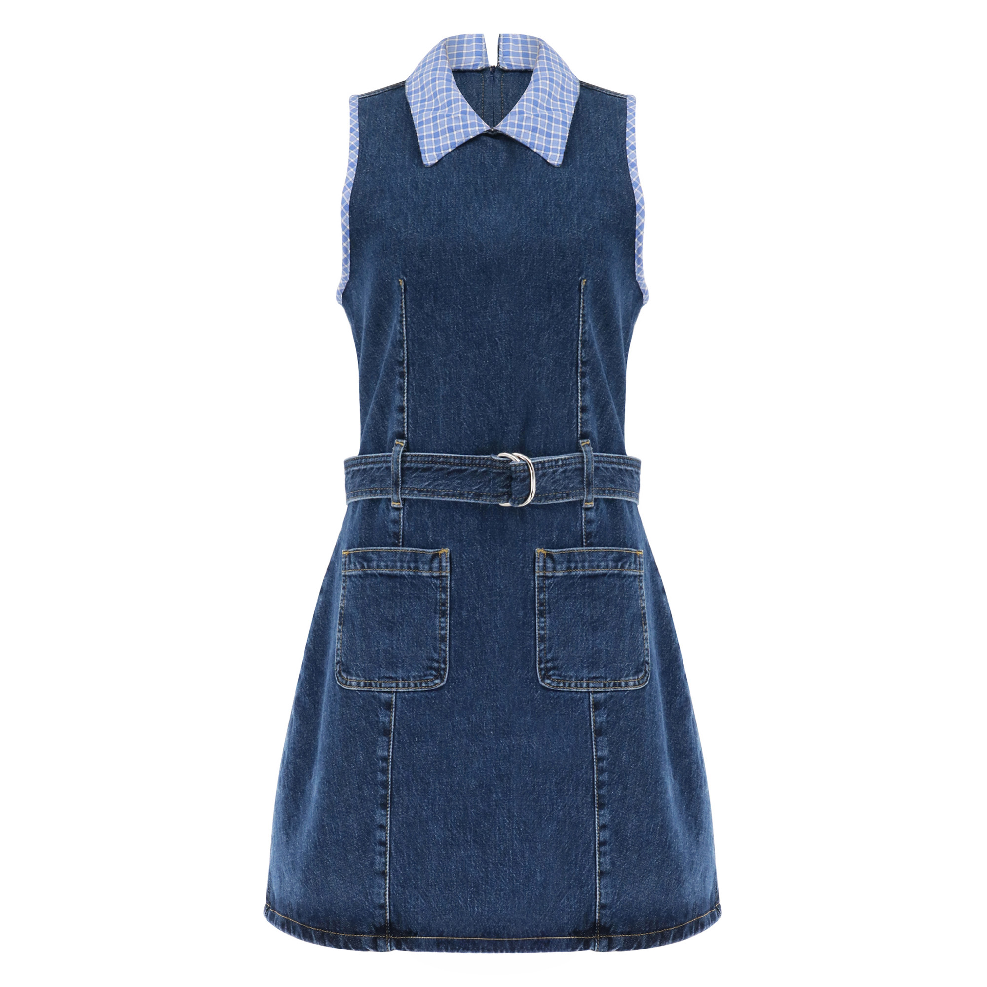 Kyra Sleeveless Denim Mini Dress