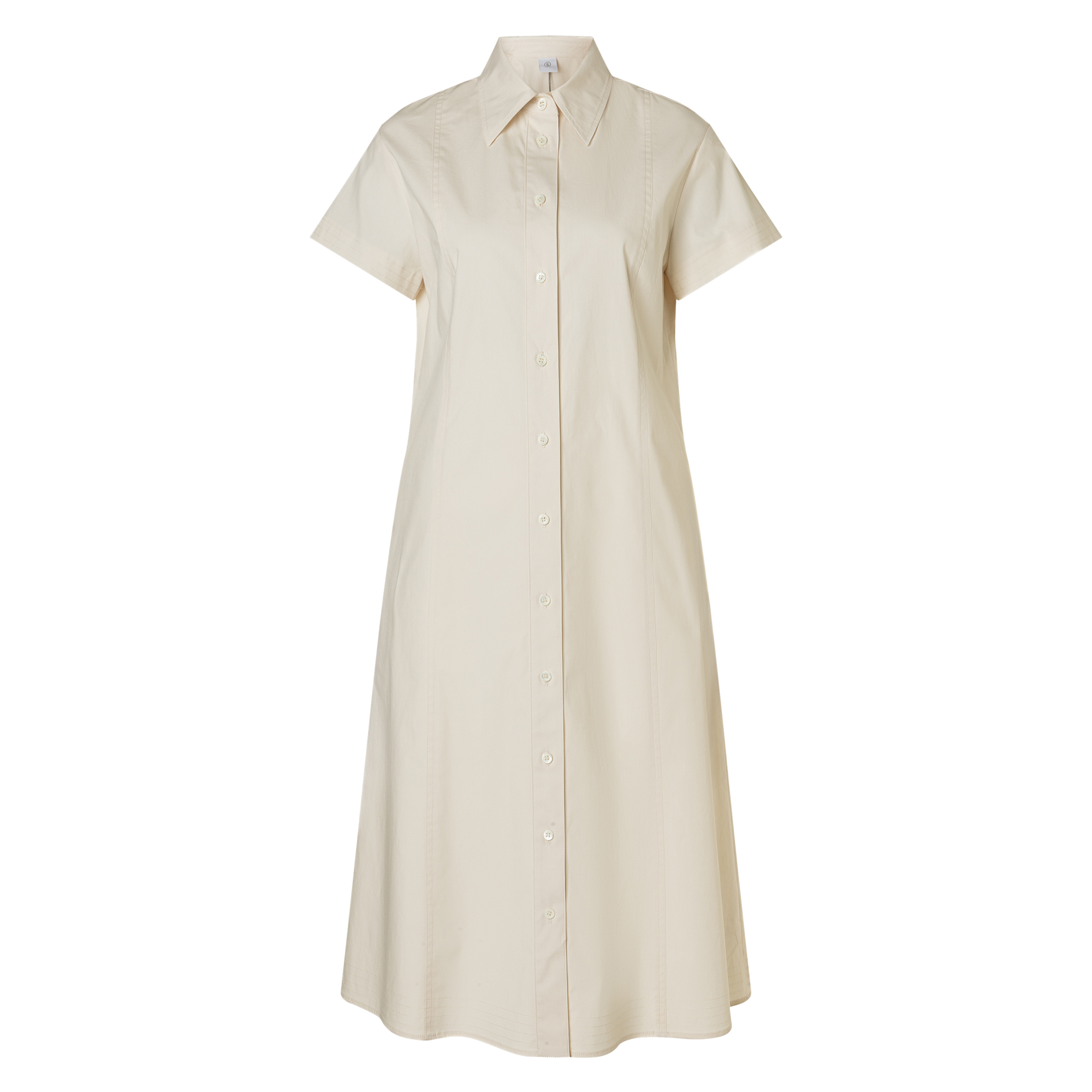 Alison Short Sleeve Button-Down Midi Dress