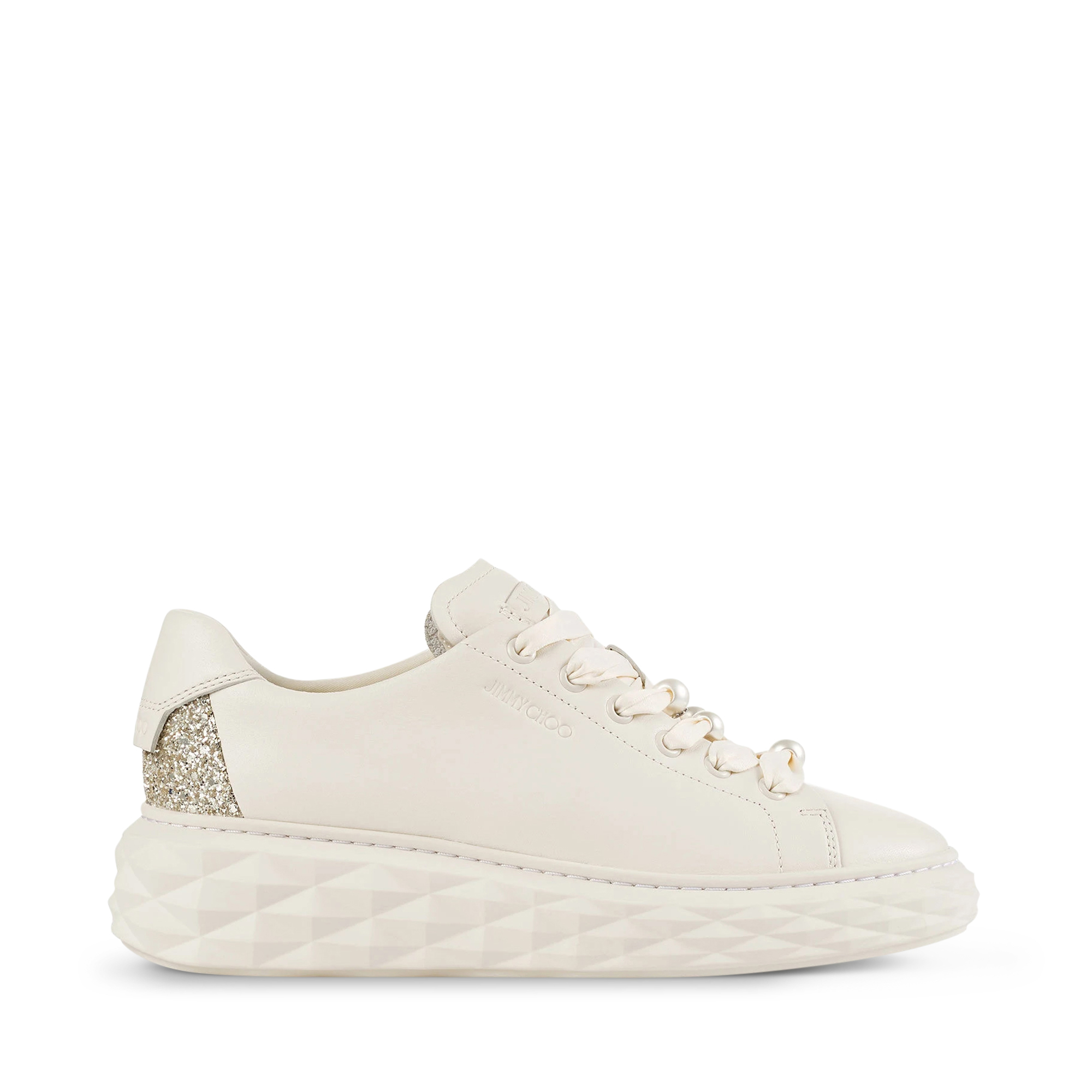Diamond Light Maxi Sneaker With Pearl Details