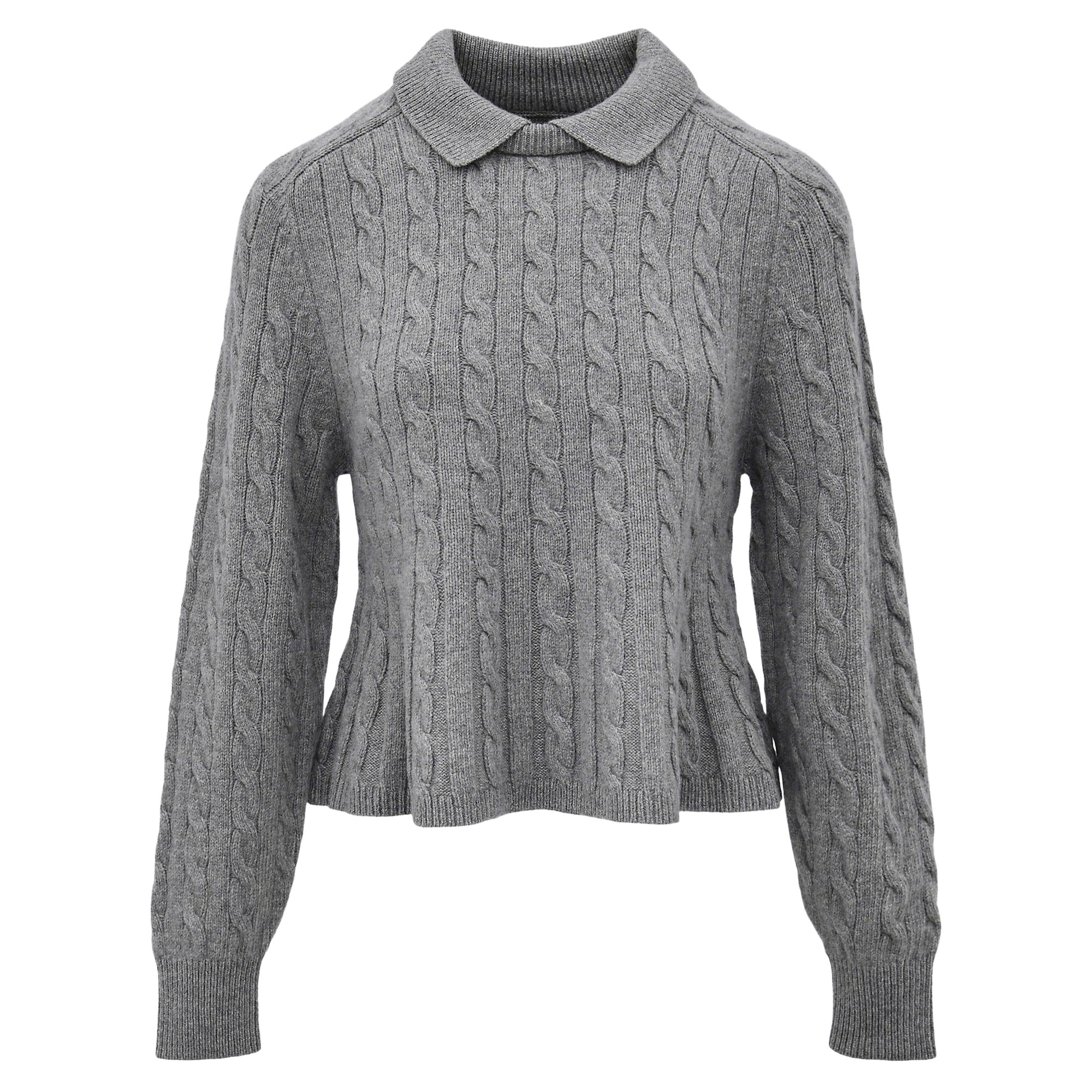 Wool Cashmere Long Sleeve Sweater