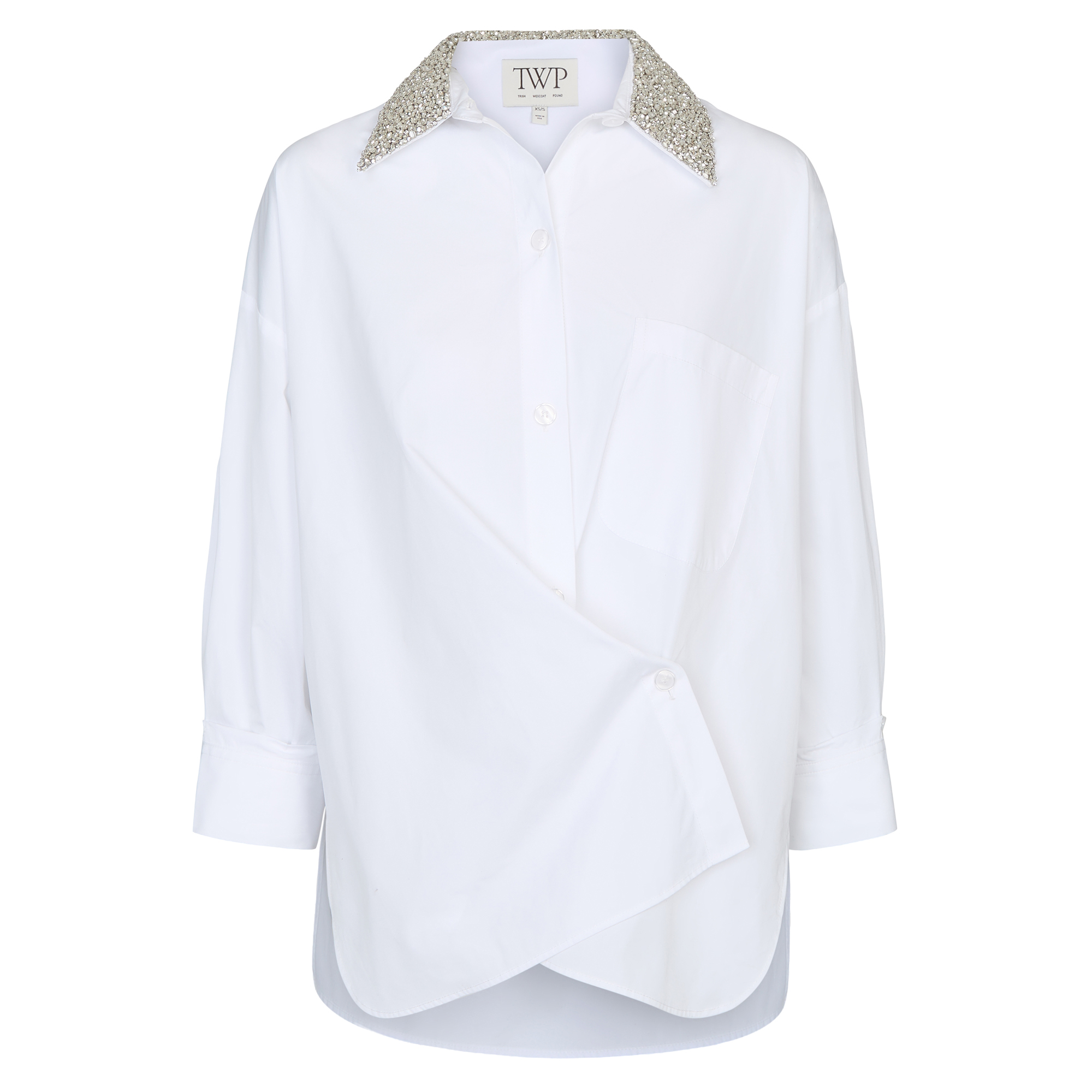 New Earl Shirt With Crystal Collar