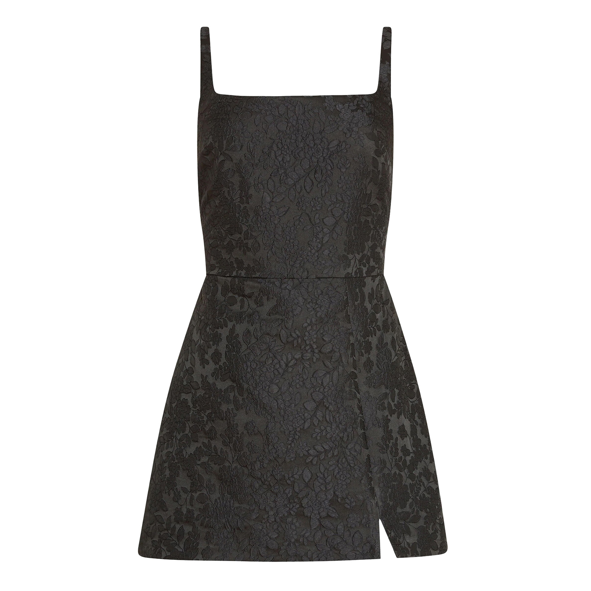 Rhona Jacquard Sleeveless Skort Romper