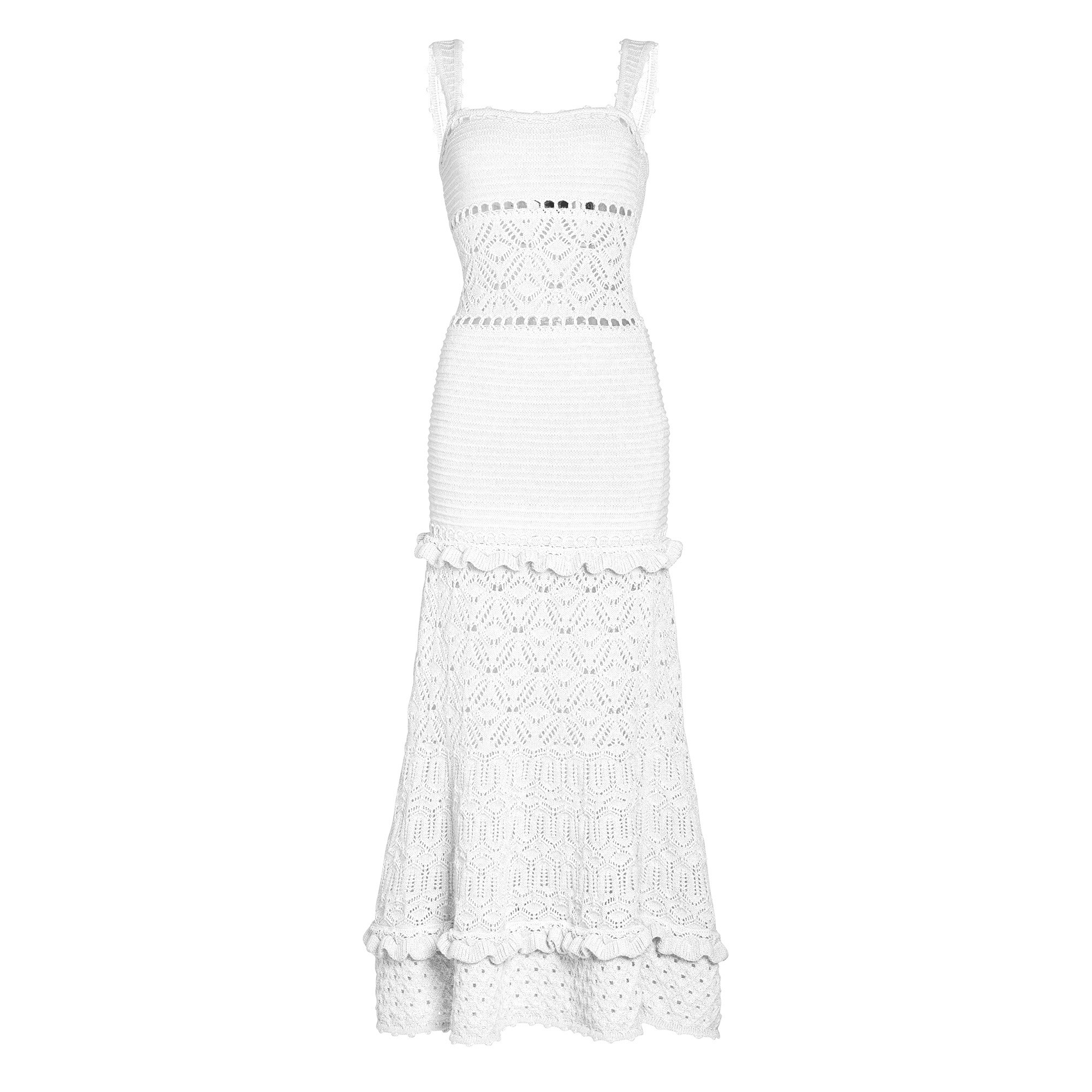 Winona Sleeveless Crochet Maxi Dress