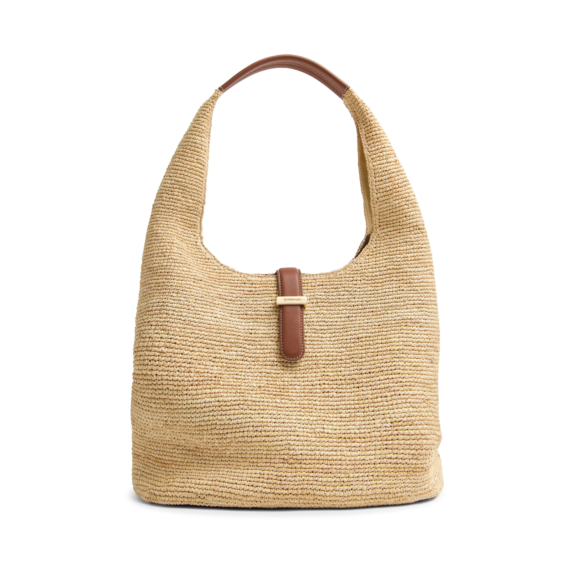 Khai Large Raffia Hobo Bag