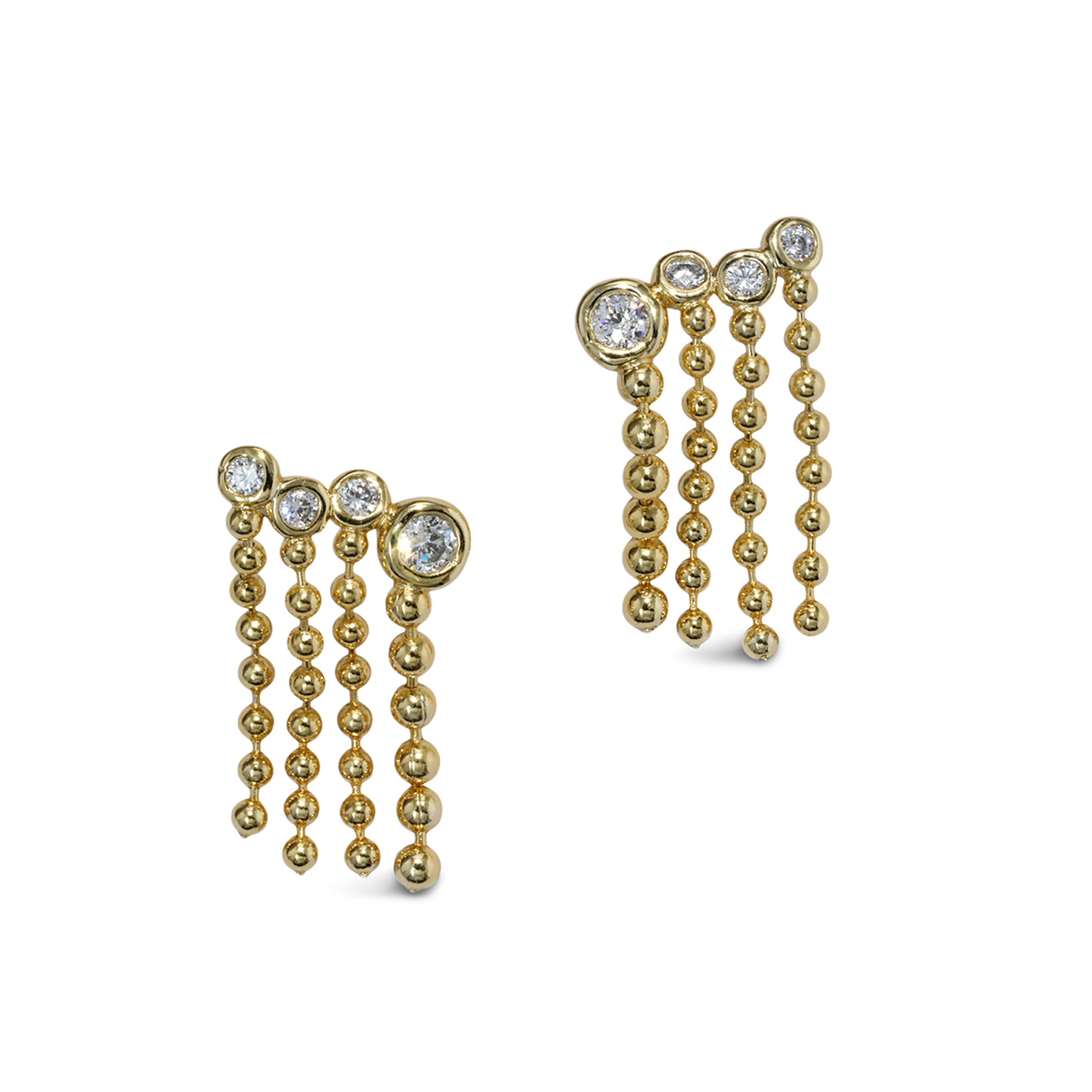 Asterales Bubble Fringe Ear Climber
