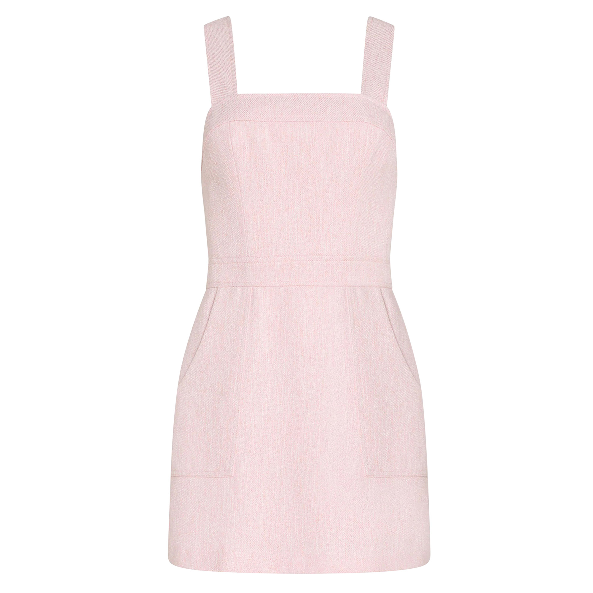 Ace Sleeveless Tweed Mini Dress